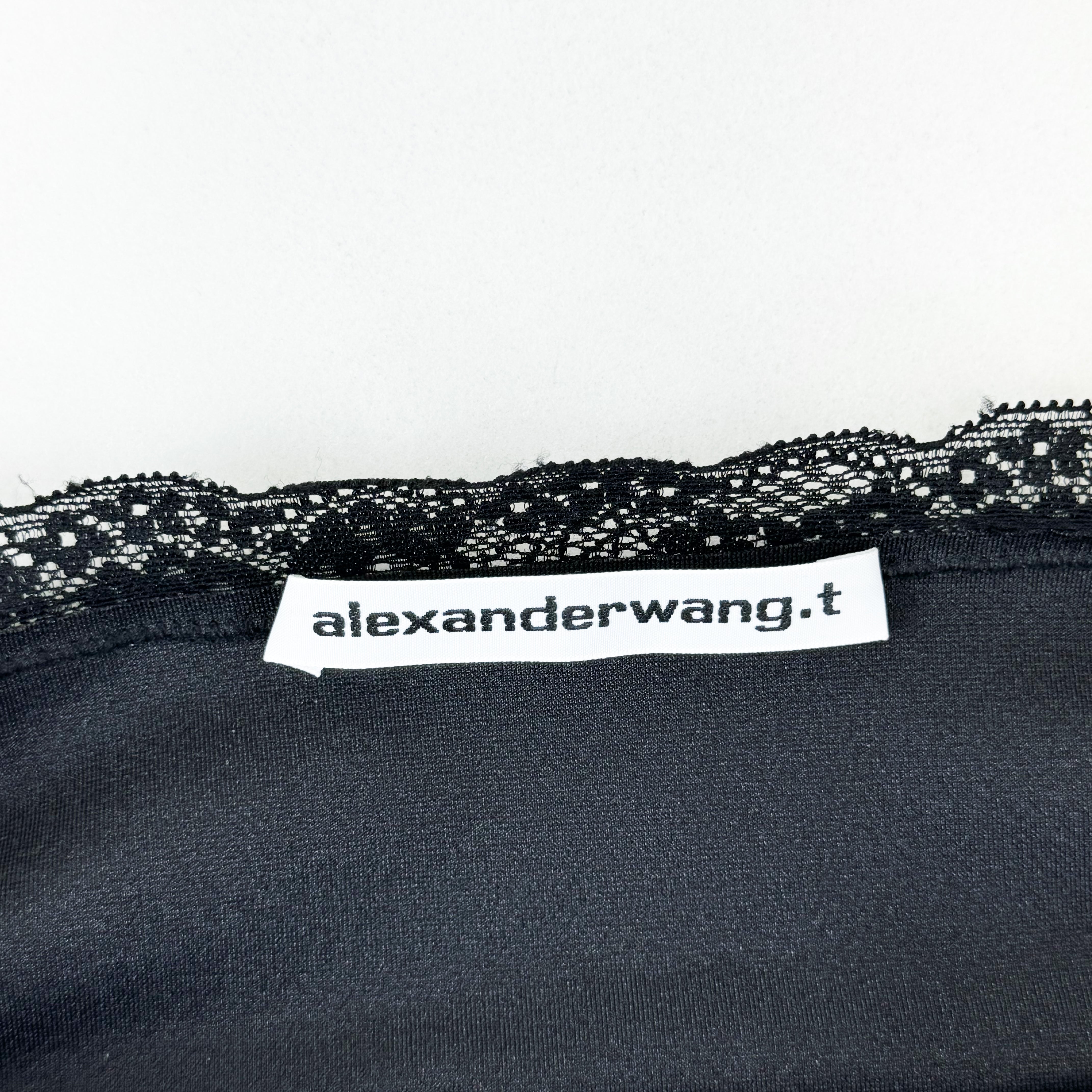 Alexander Wang Logo Bodycon Dress Size XS