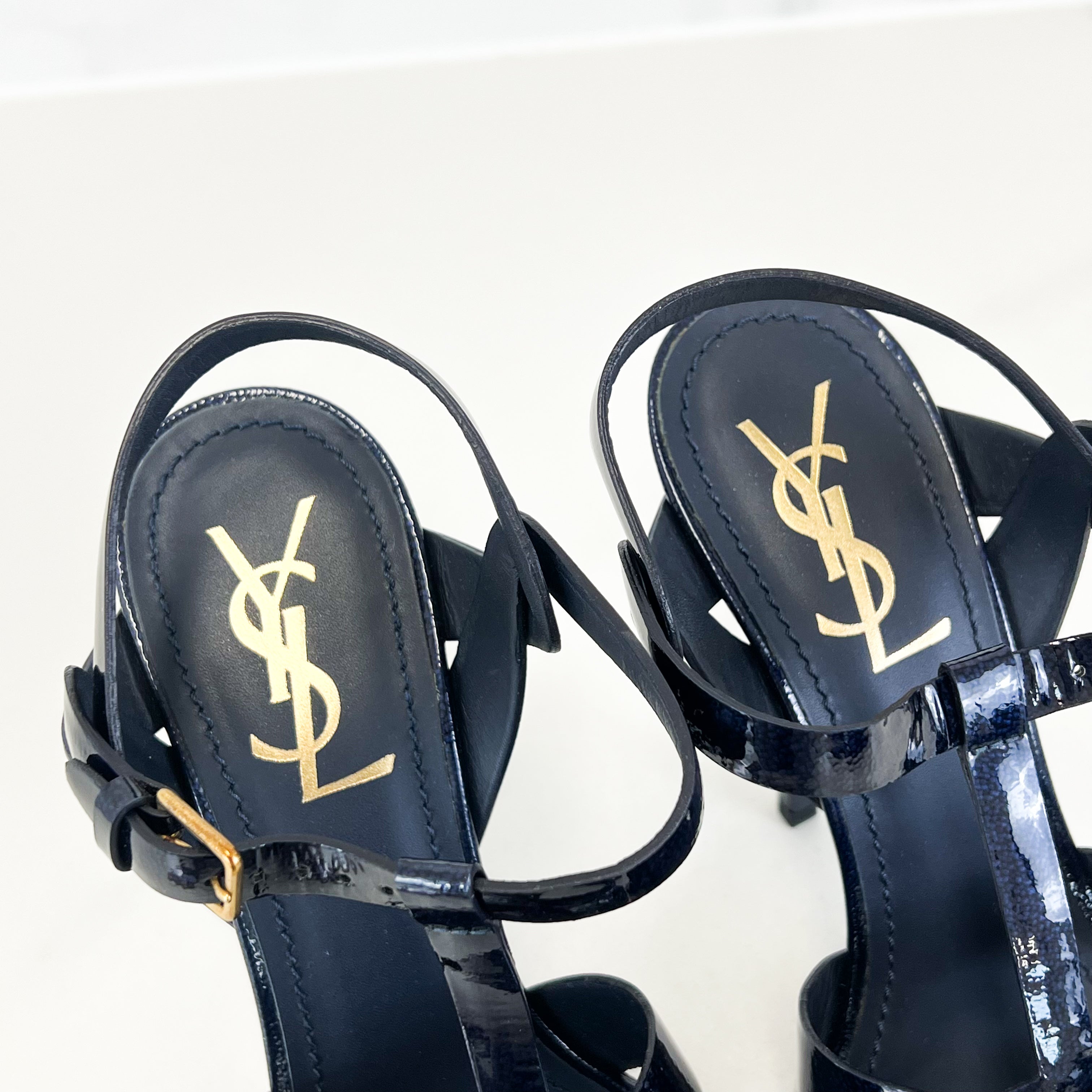 Saint Laurent Patent Tributes 105 Size 37.5