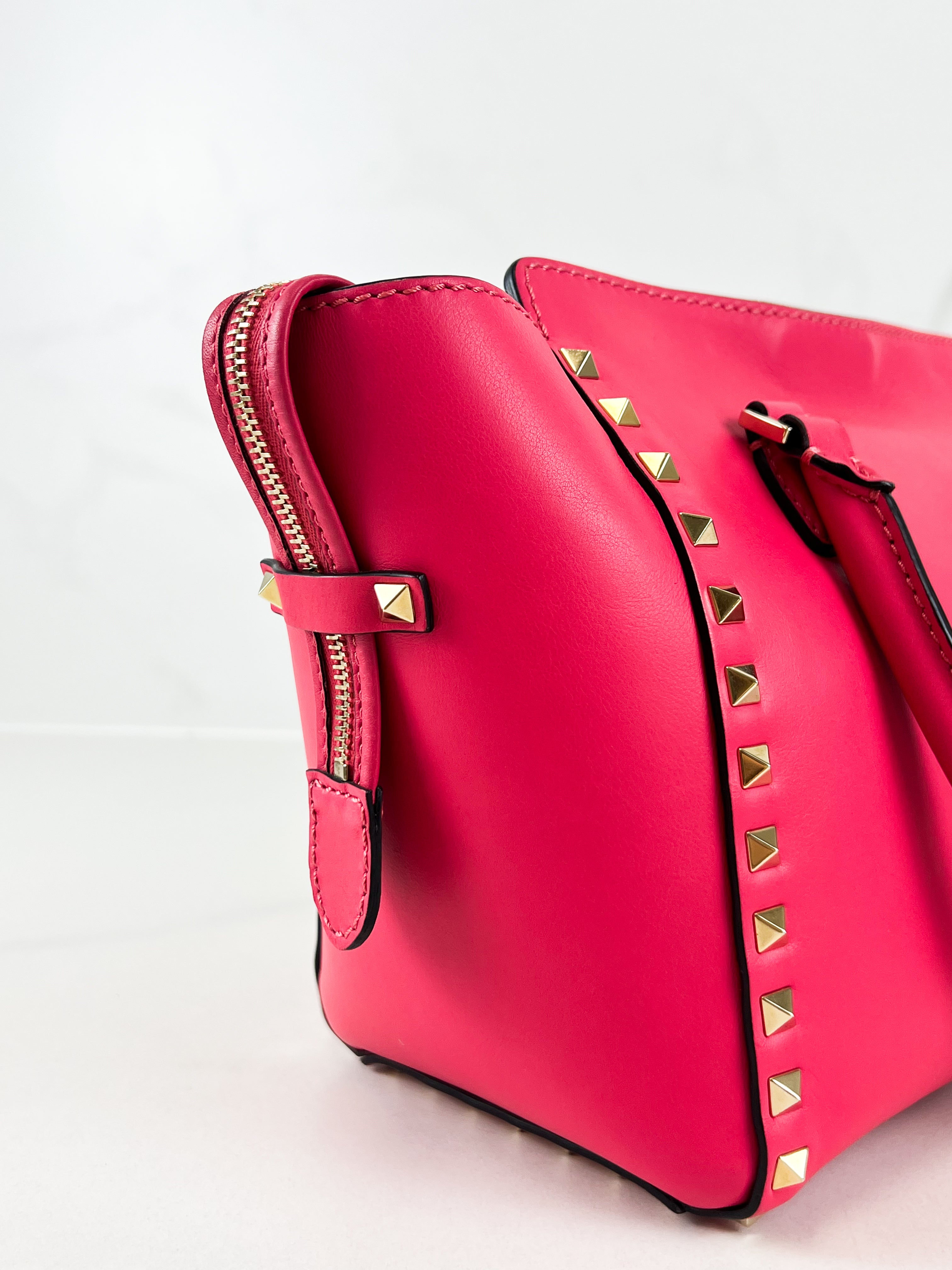 Valentino Garavani Rockstud Leather Tote