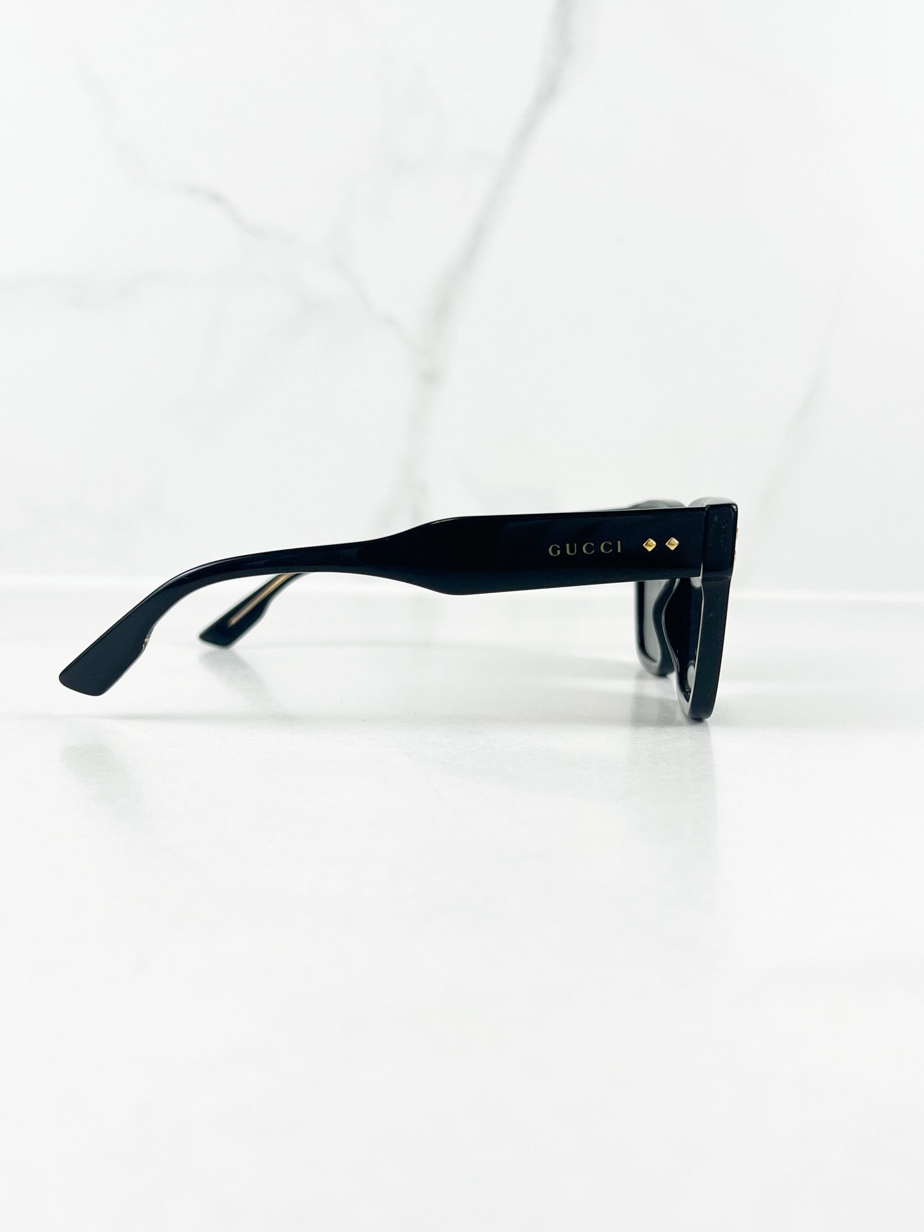 Gucci GG Logo Black Sunglasses