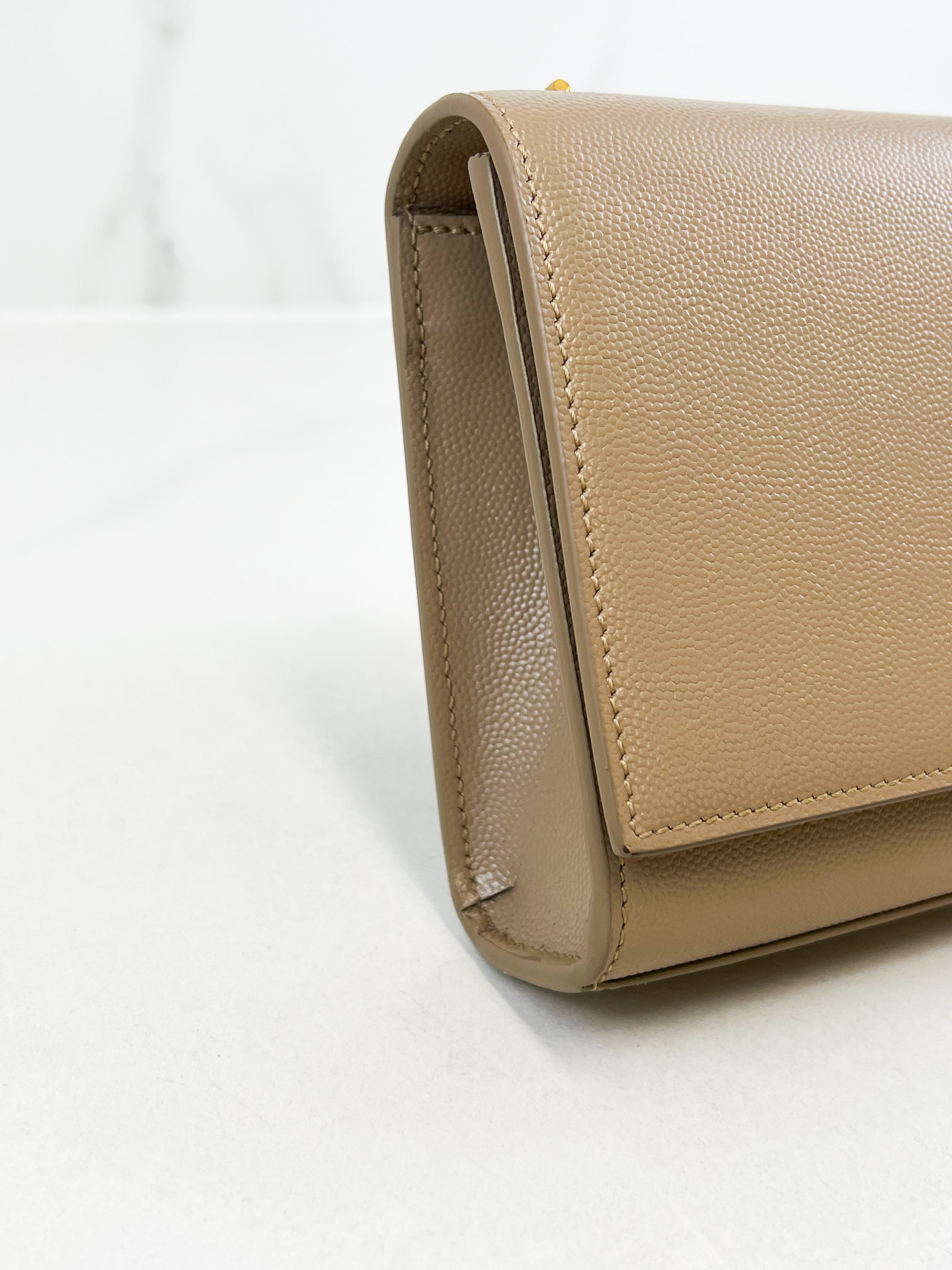 Saint Laurent Kate Small in Grain Embossed Leather