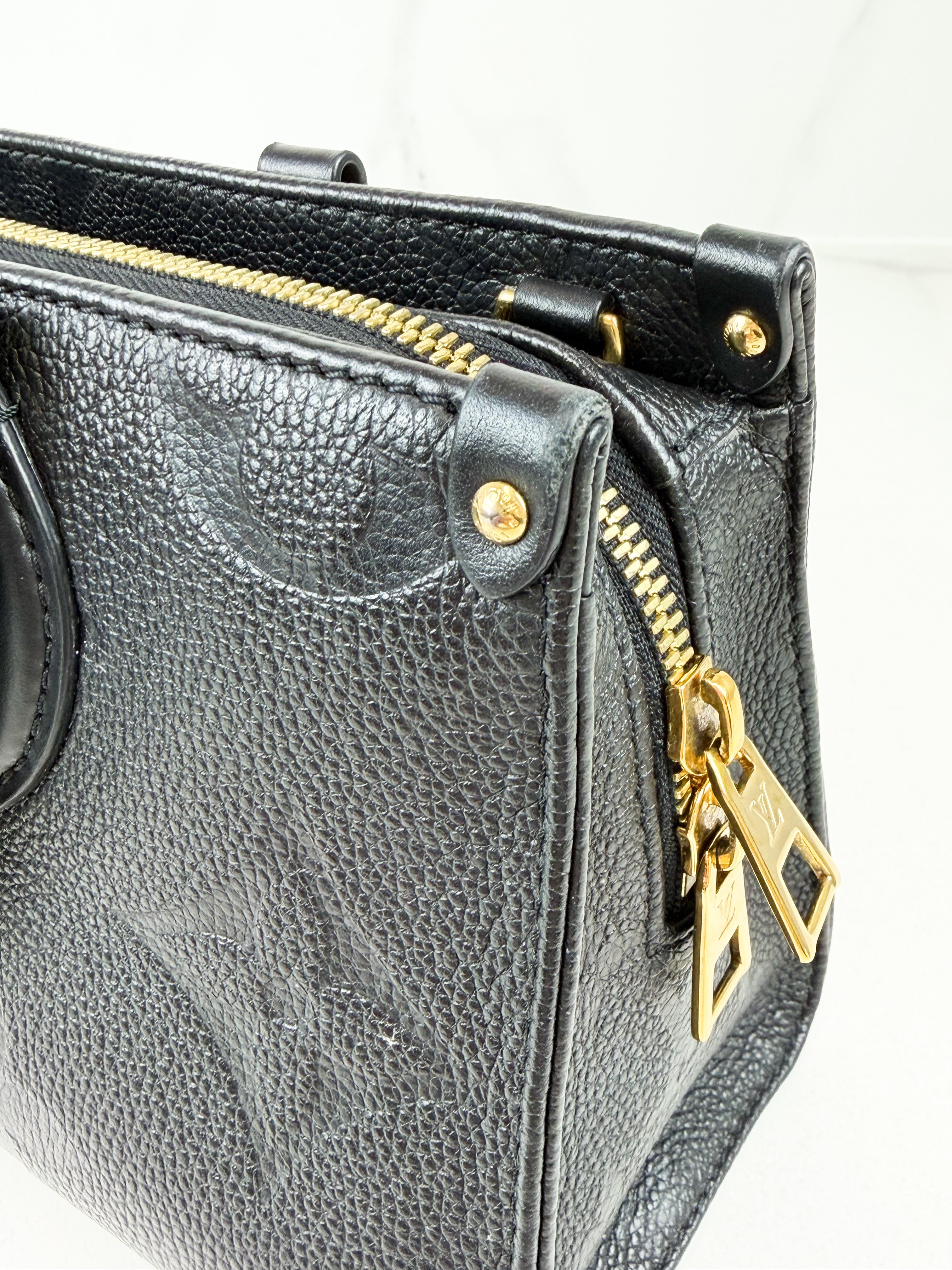 Louis Vuitton OnTheGo East West Black Monogram Empreinte Leather