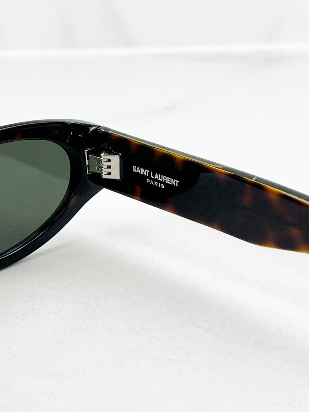 Saint Laurent Round Oval Havana Sunglasses