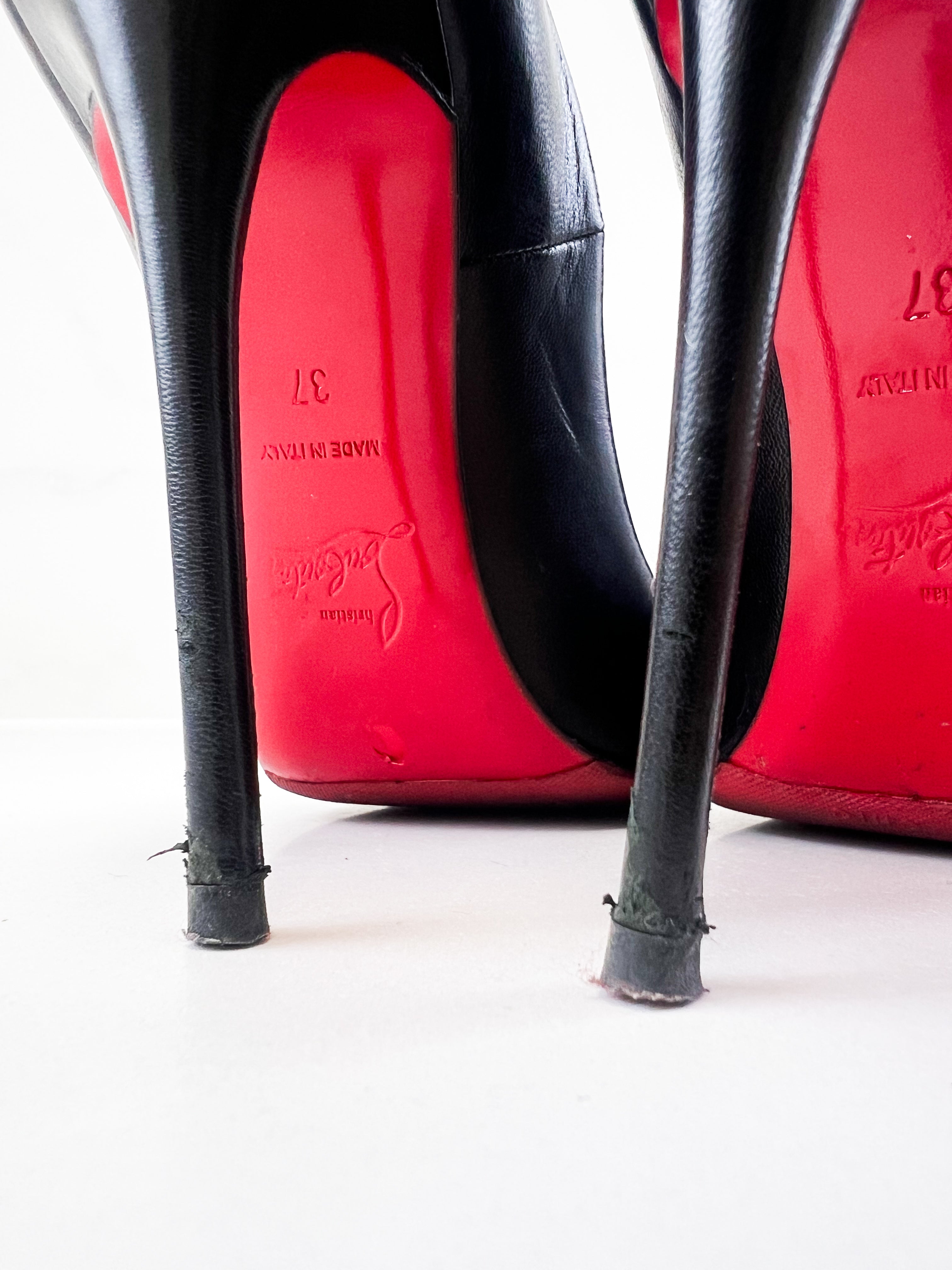 Christian Louboutin Black So Kate 120 Size 37