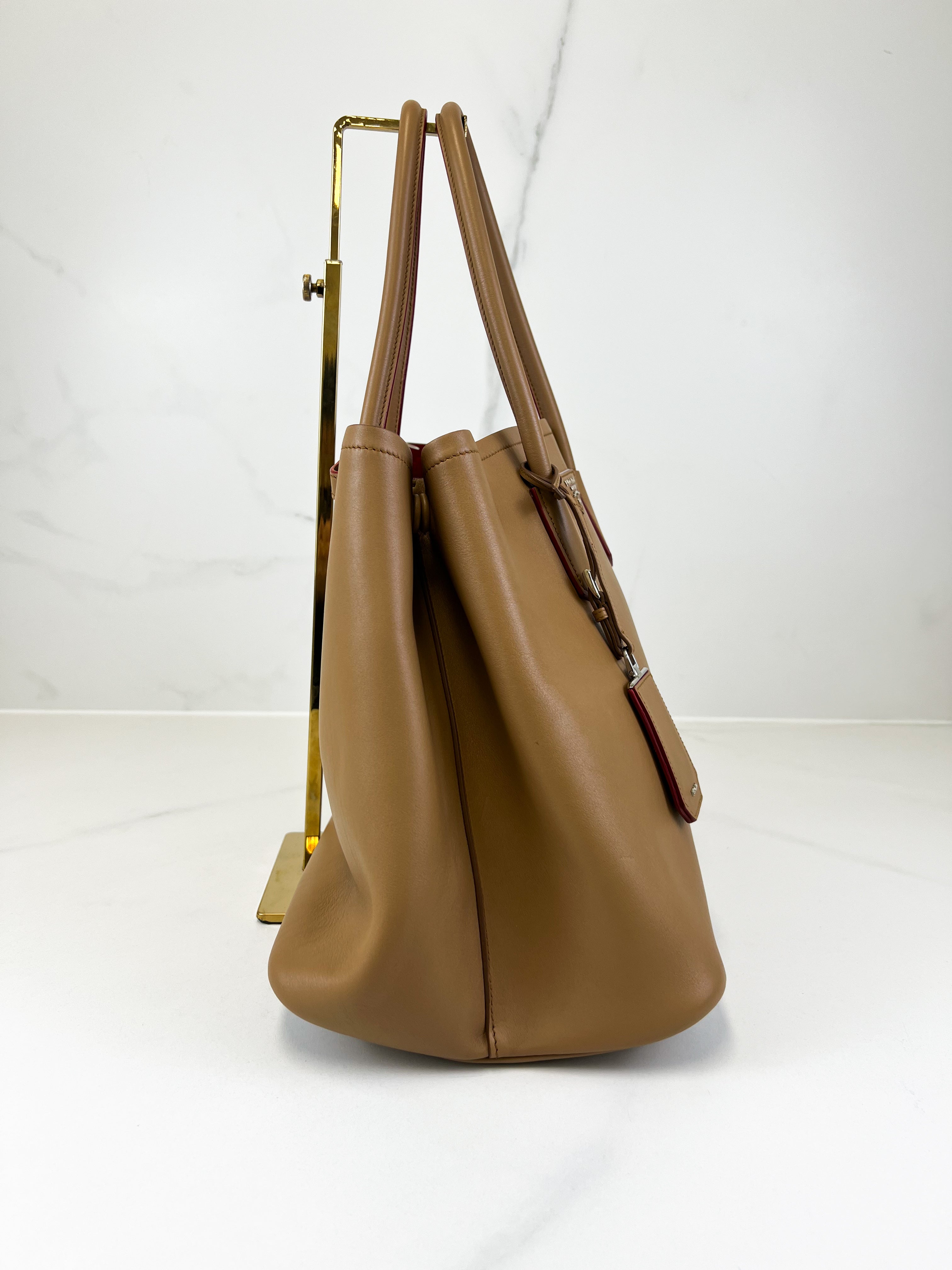 Prada Medium Double Saffiano Leather Bag
