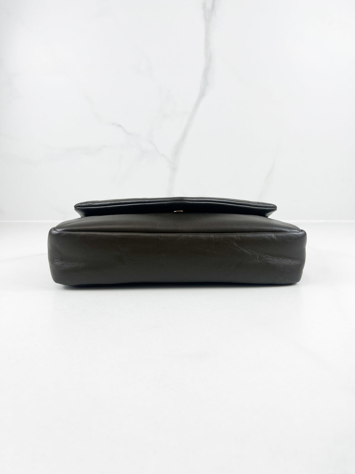 Saint Laurent Calypso Lambskin Shoulder Bag with GHW