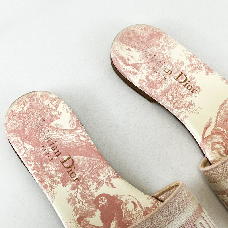Christian Dior Dway Slides Size 35