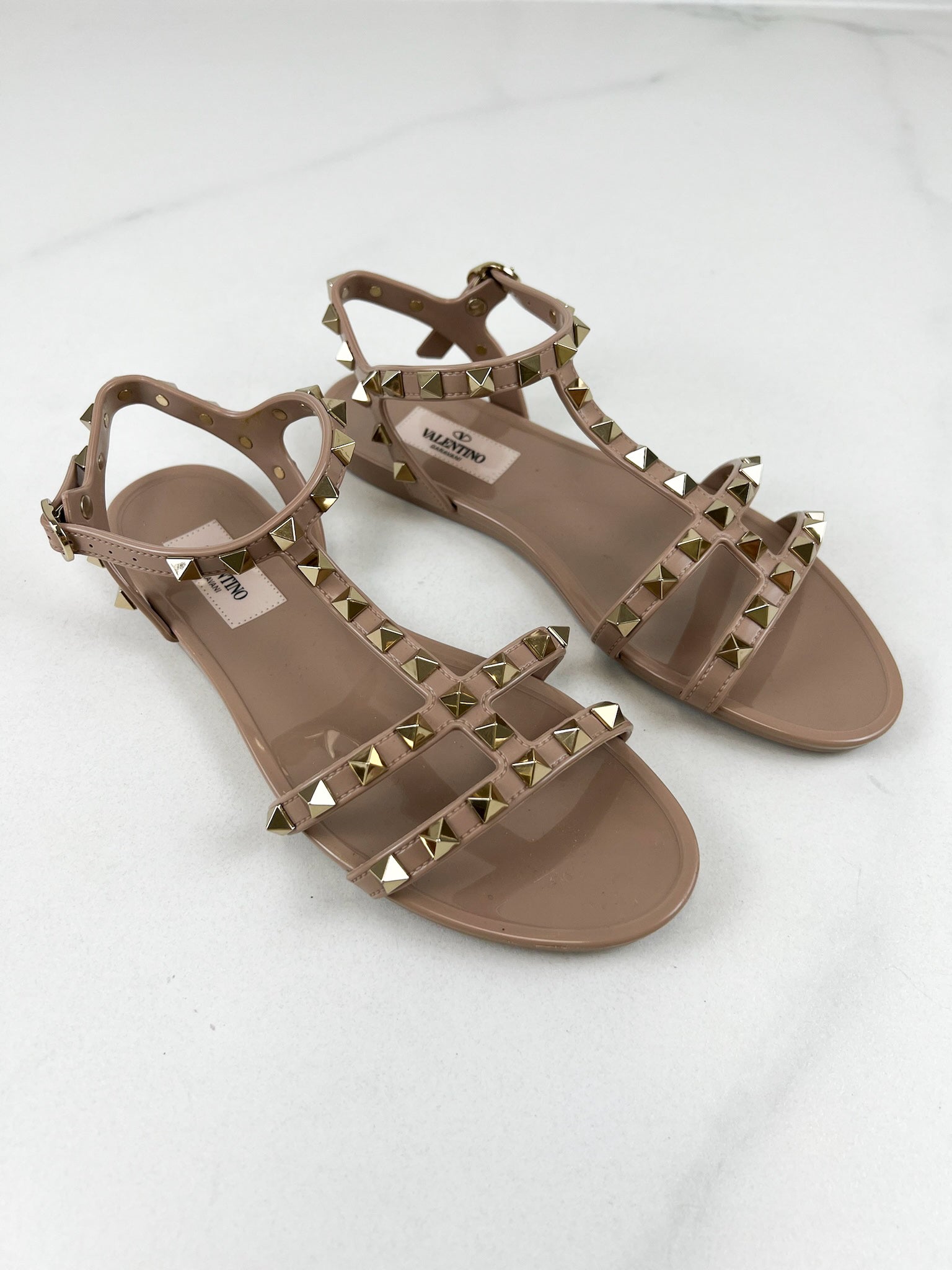 Valentino Jelly Rockstud Sandals Size 35