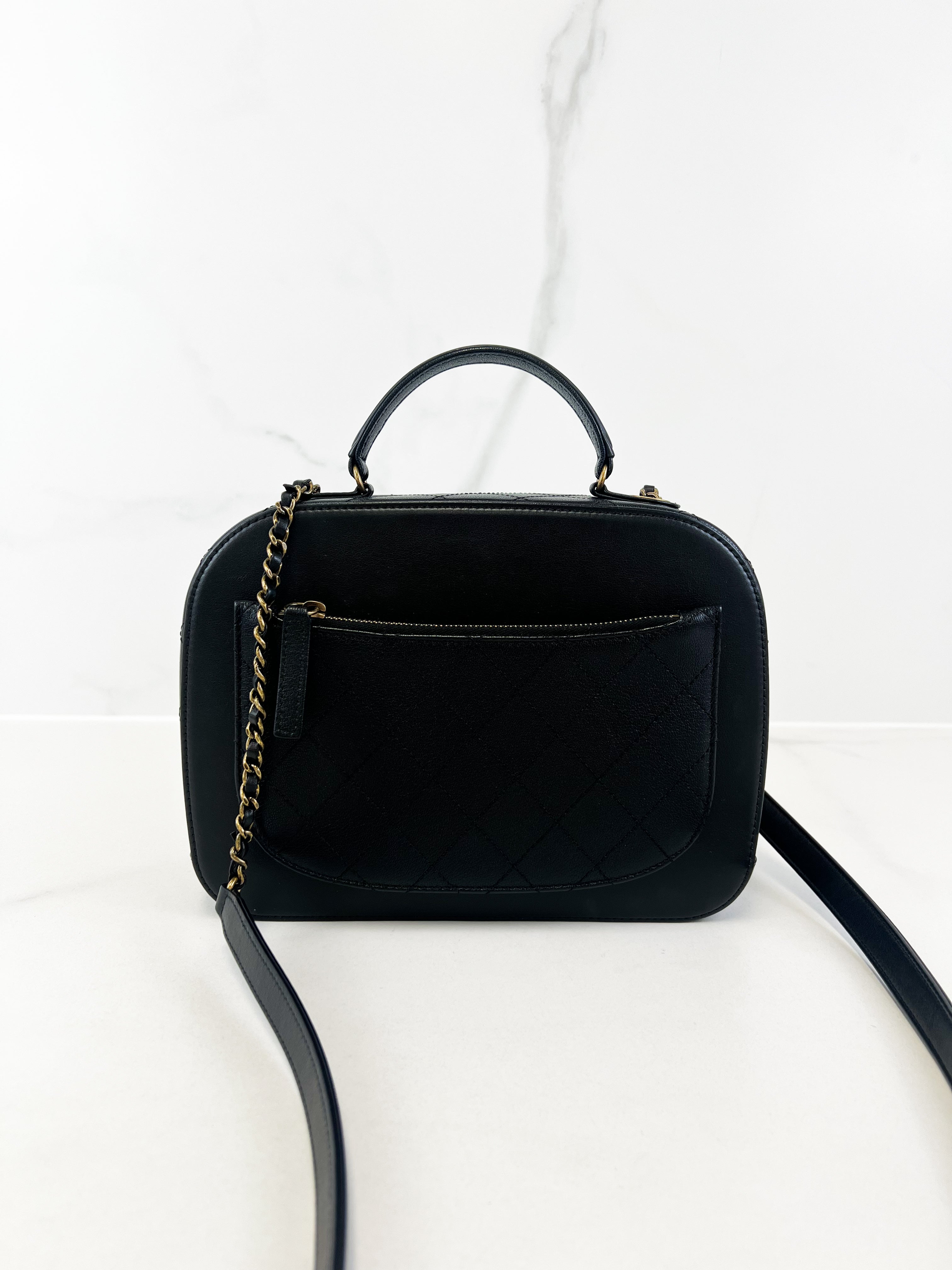 Chanel Black Small Vanity