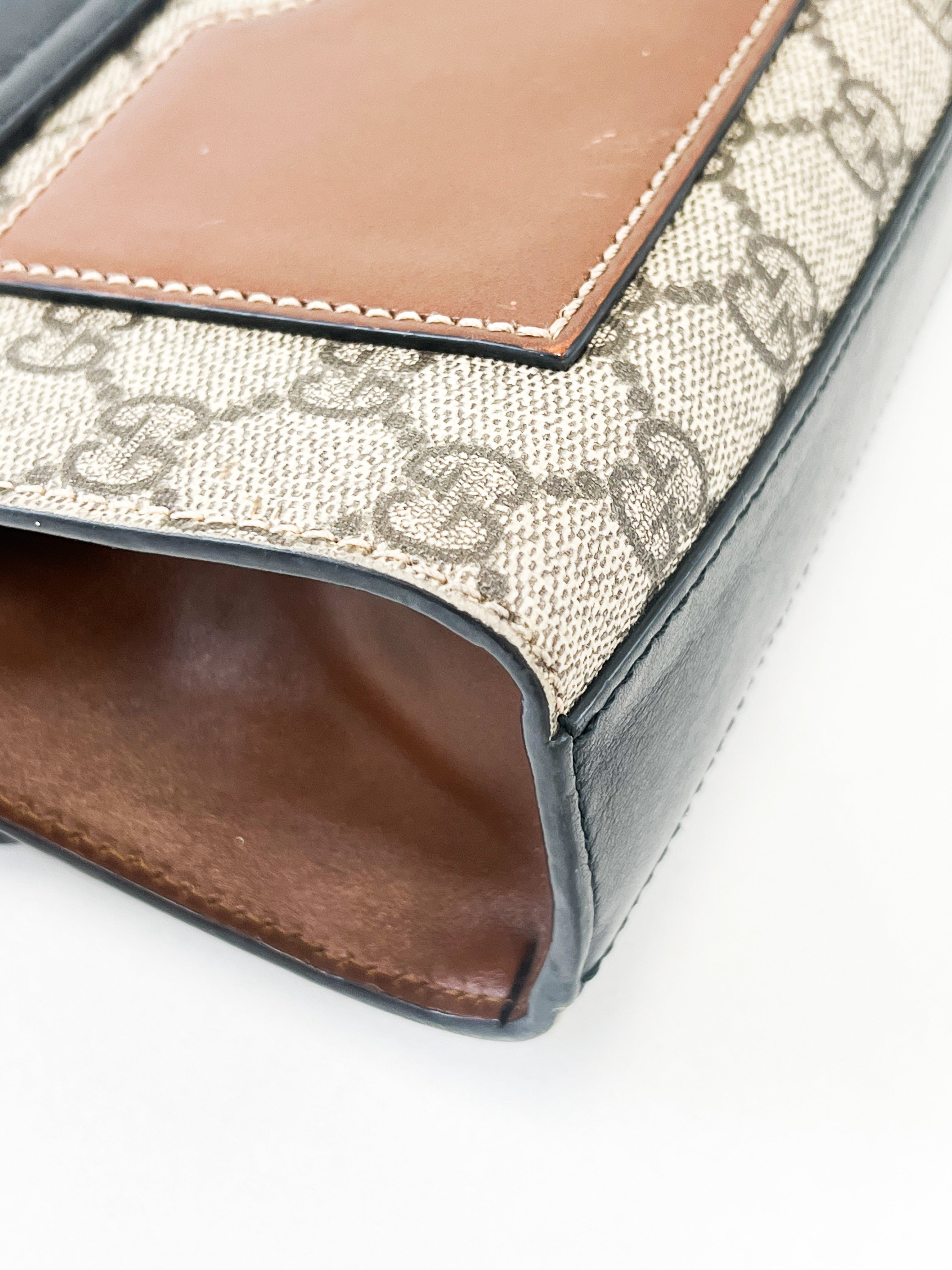 Gucci GG Supreme Small Padlock Shoulder Bag