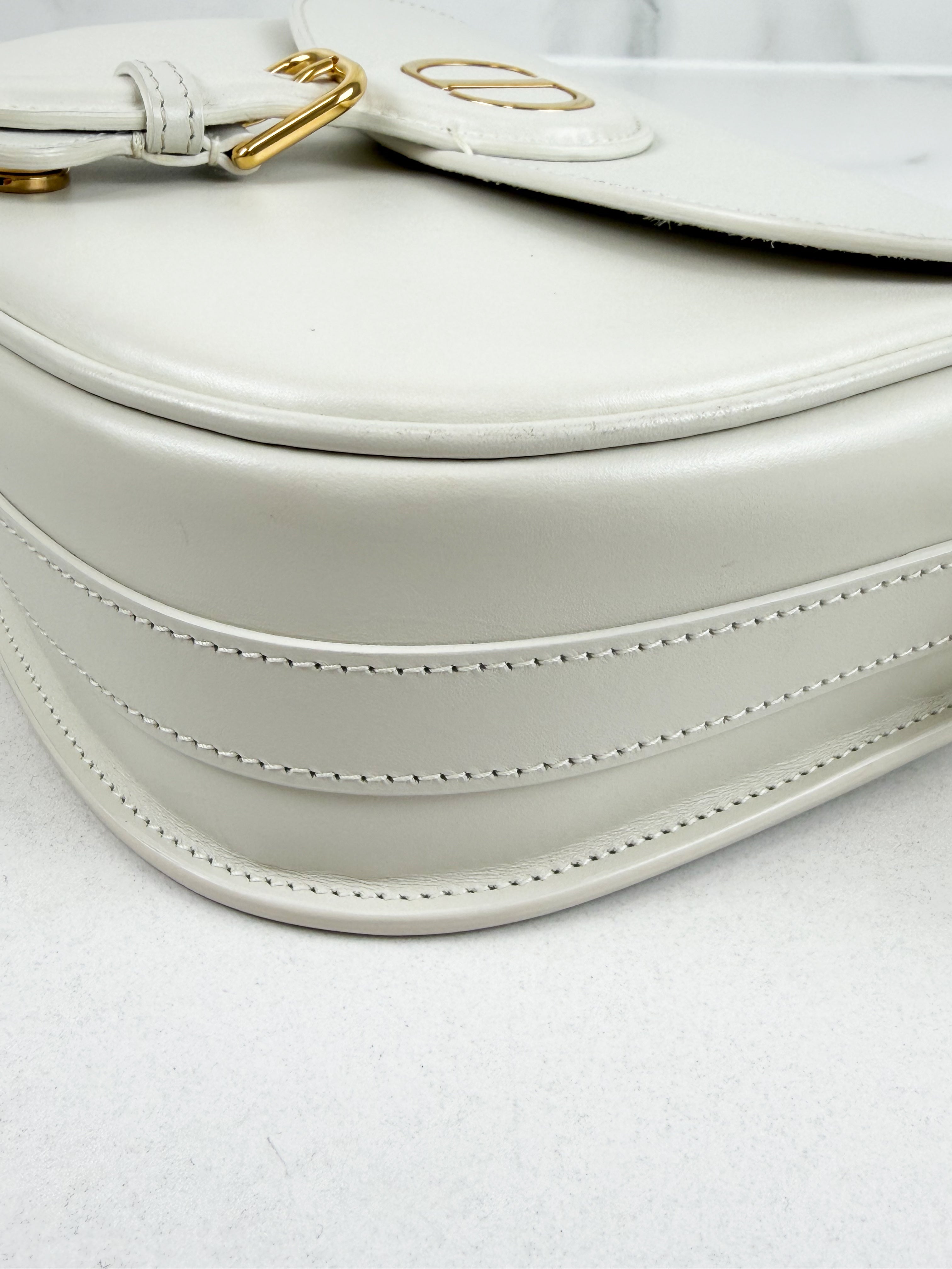 Christian Dior Bobby Medium Shoulder Bag in White