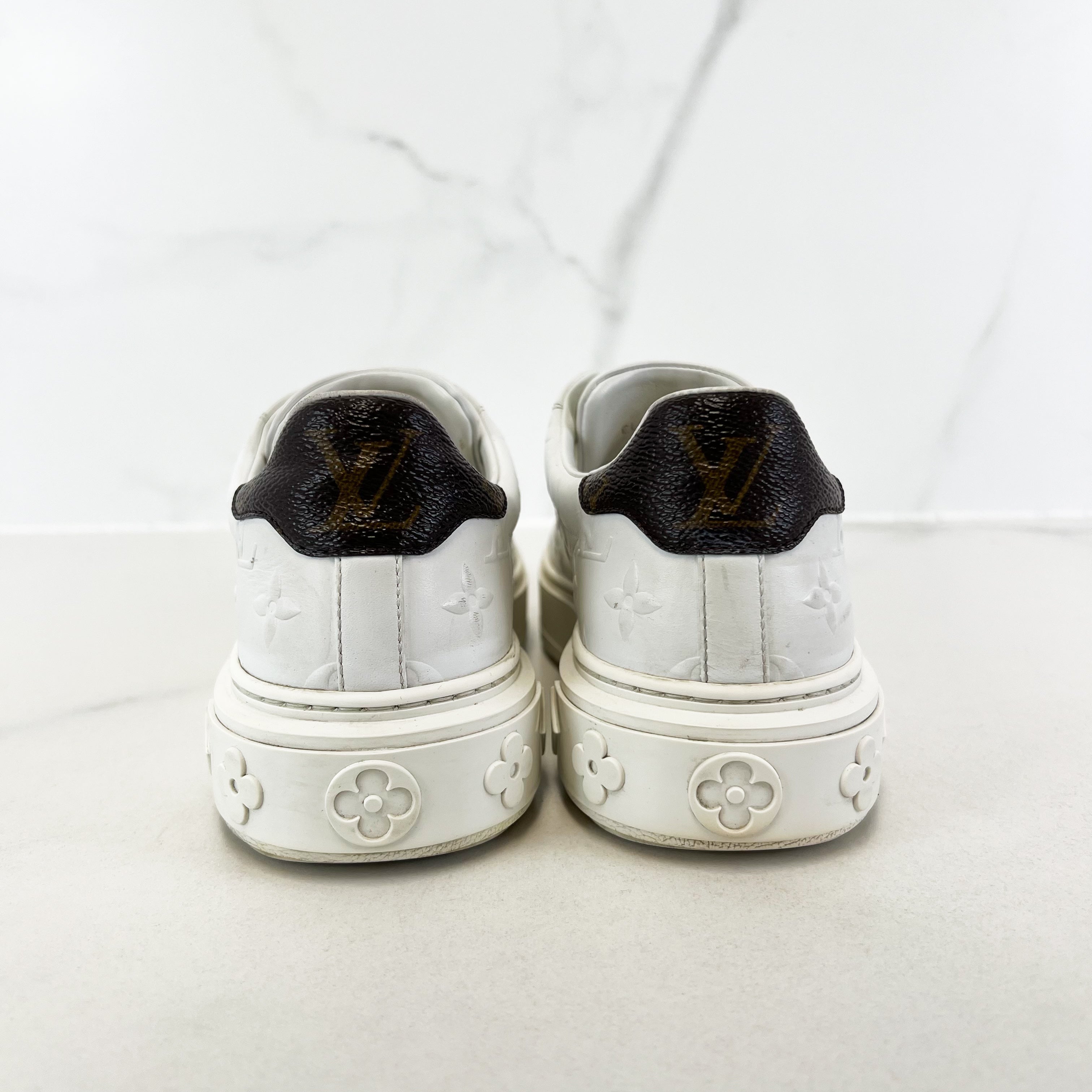 Louis Vuitton Monogram Time Out Sneaker Size 35