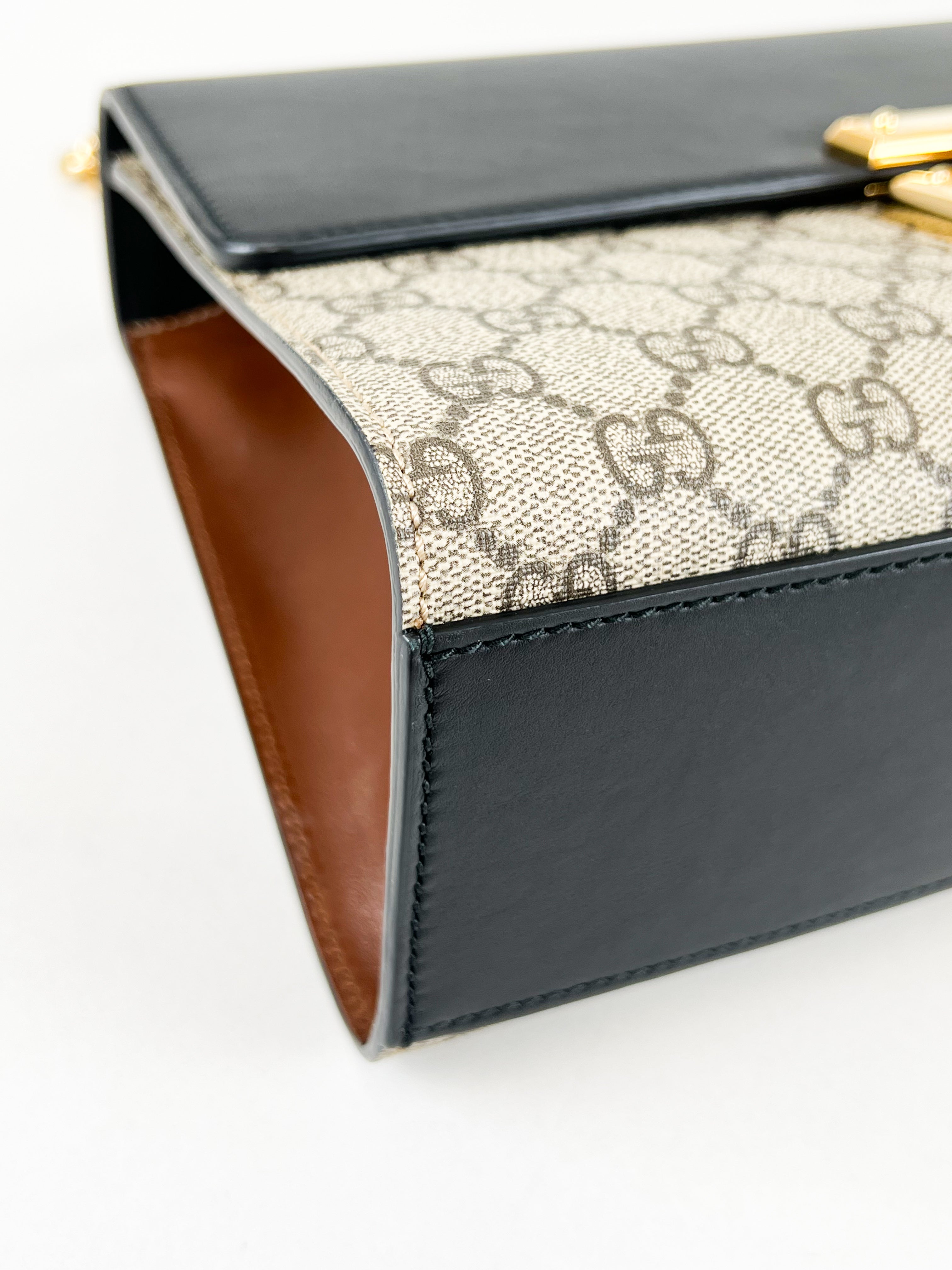 Gucci GG Supreme Large Padlock Shoulder Bag