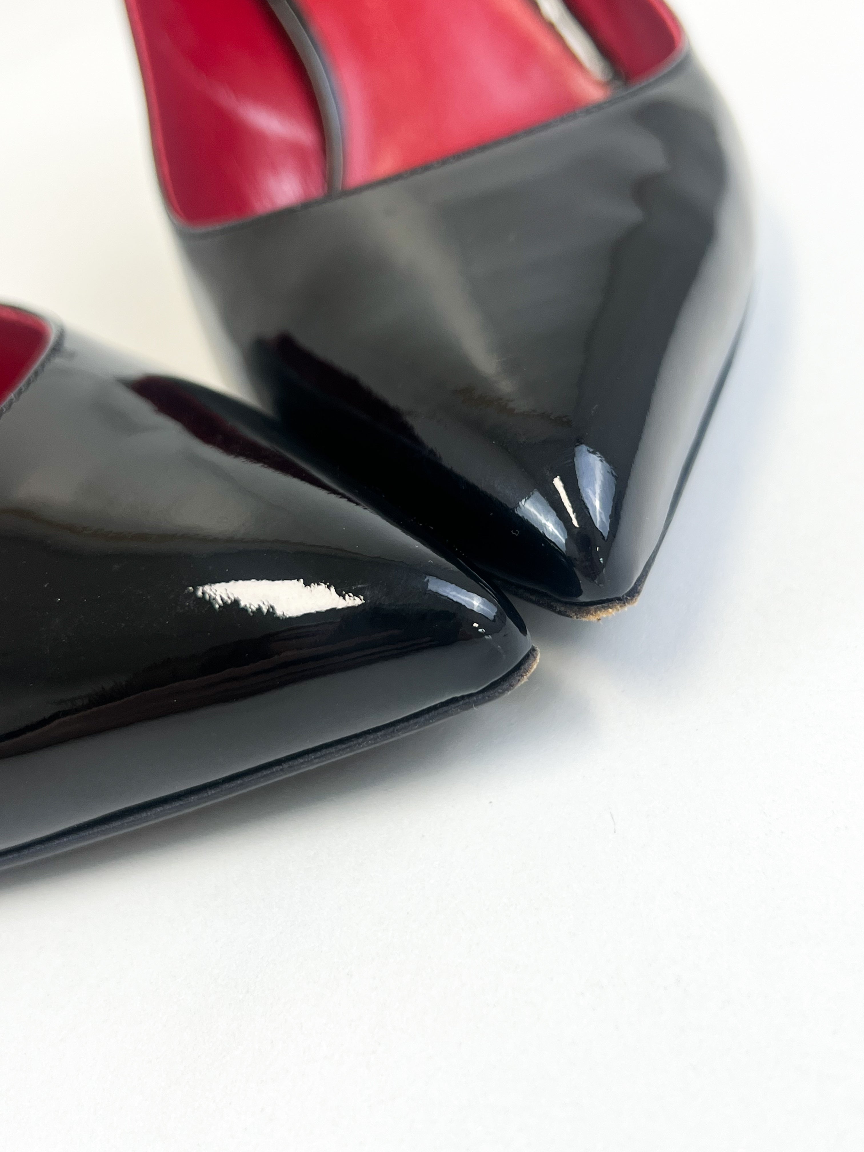 Valentino Rockstud Patent Leather Pump 75mm Size 38