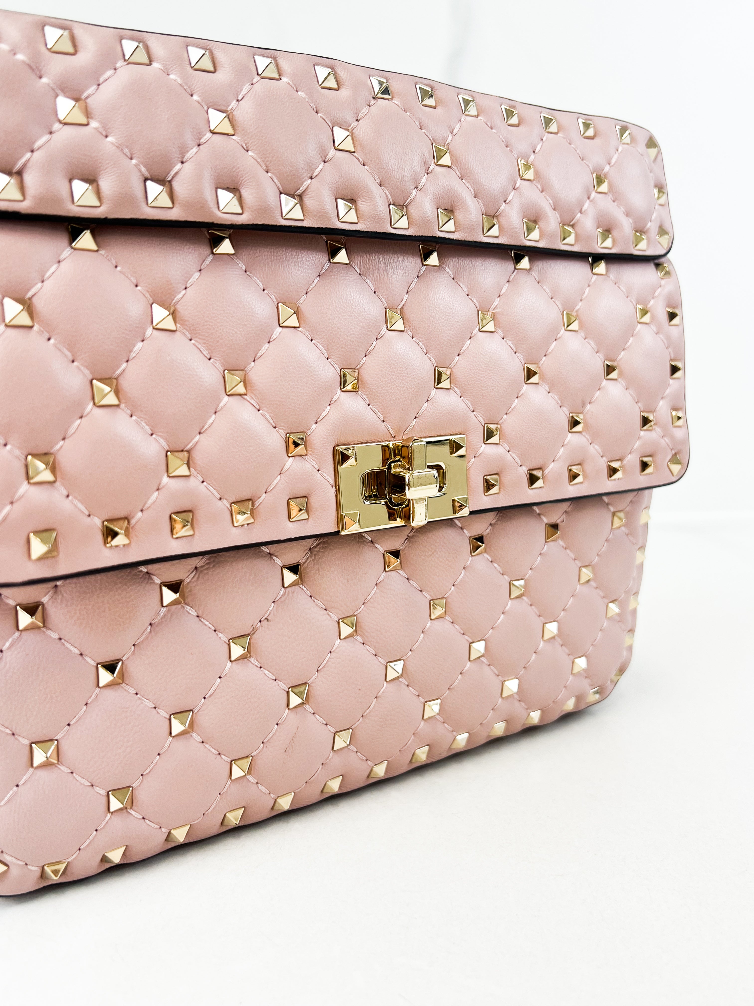 Valentino Garavani Rockstud Spike Nappa Leather Bag