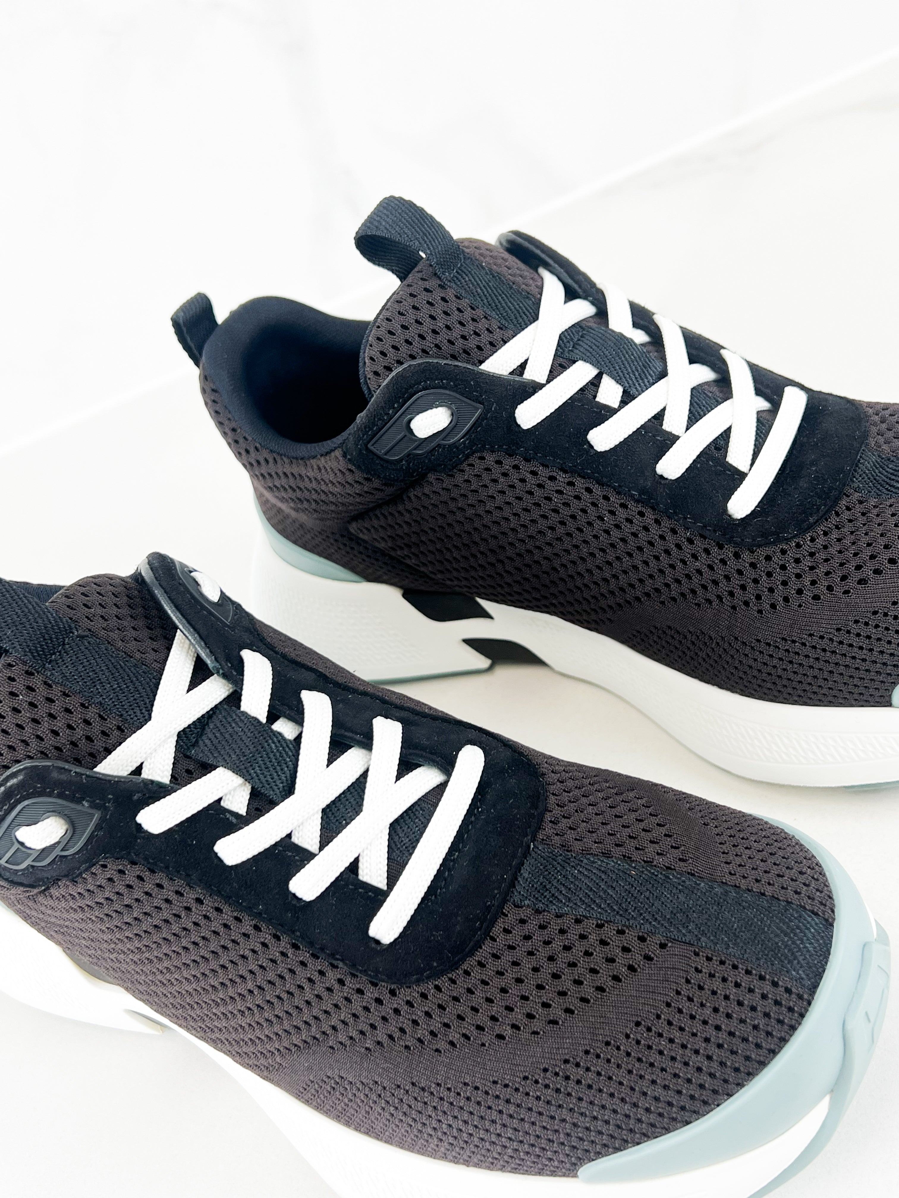 Hermes Hero Sneaker in Marron Ebene Size 40