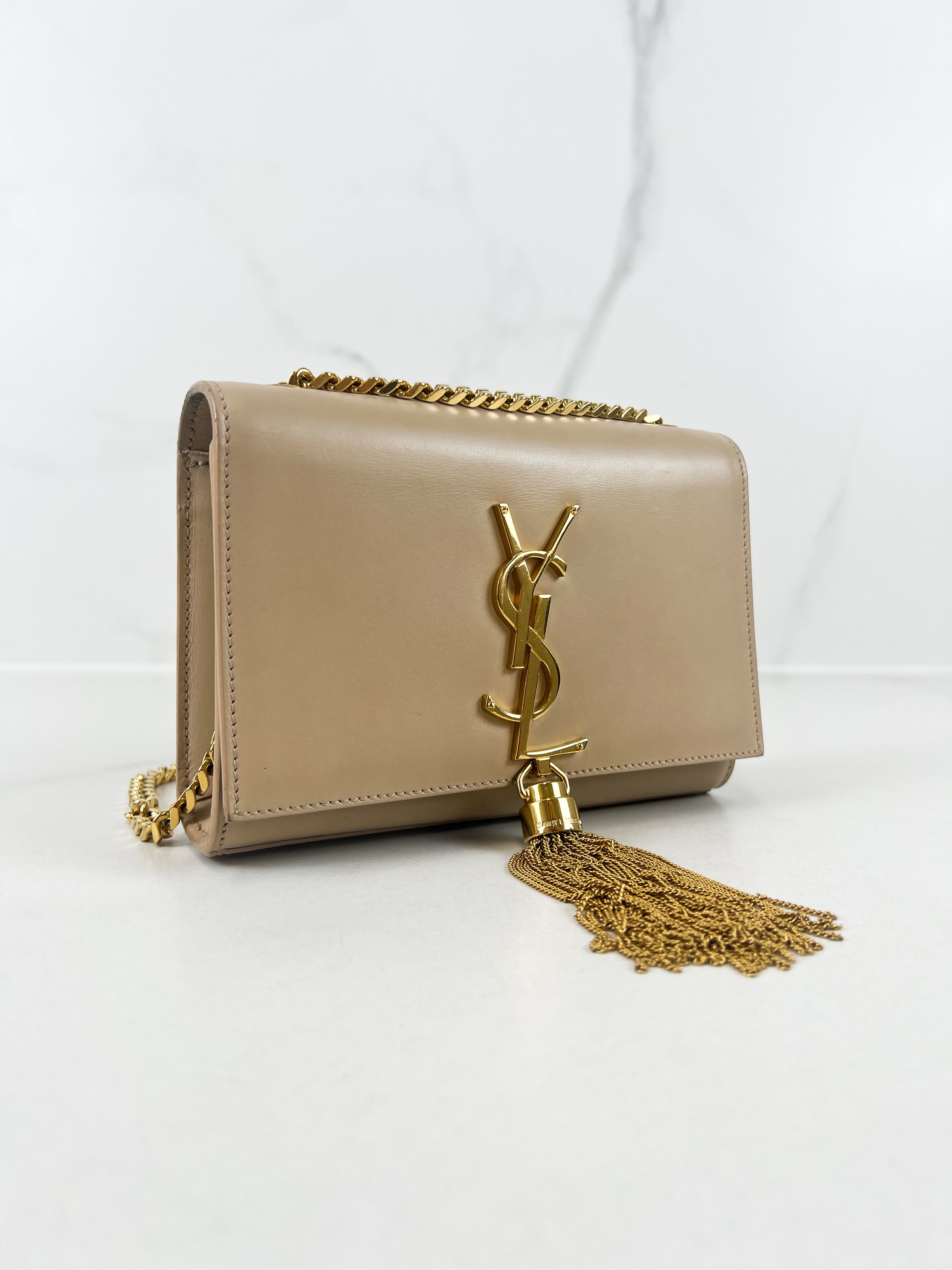 Saint Laurent Kate Small Leather Chain Bag