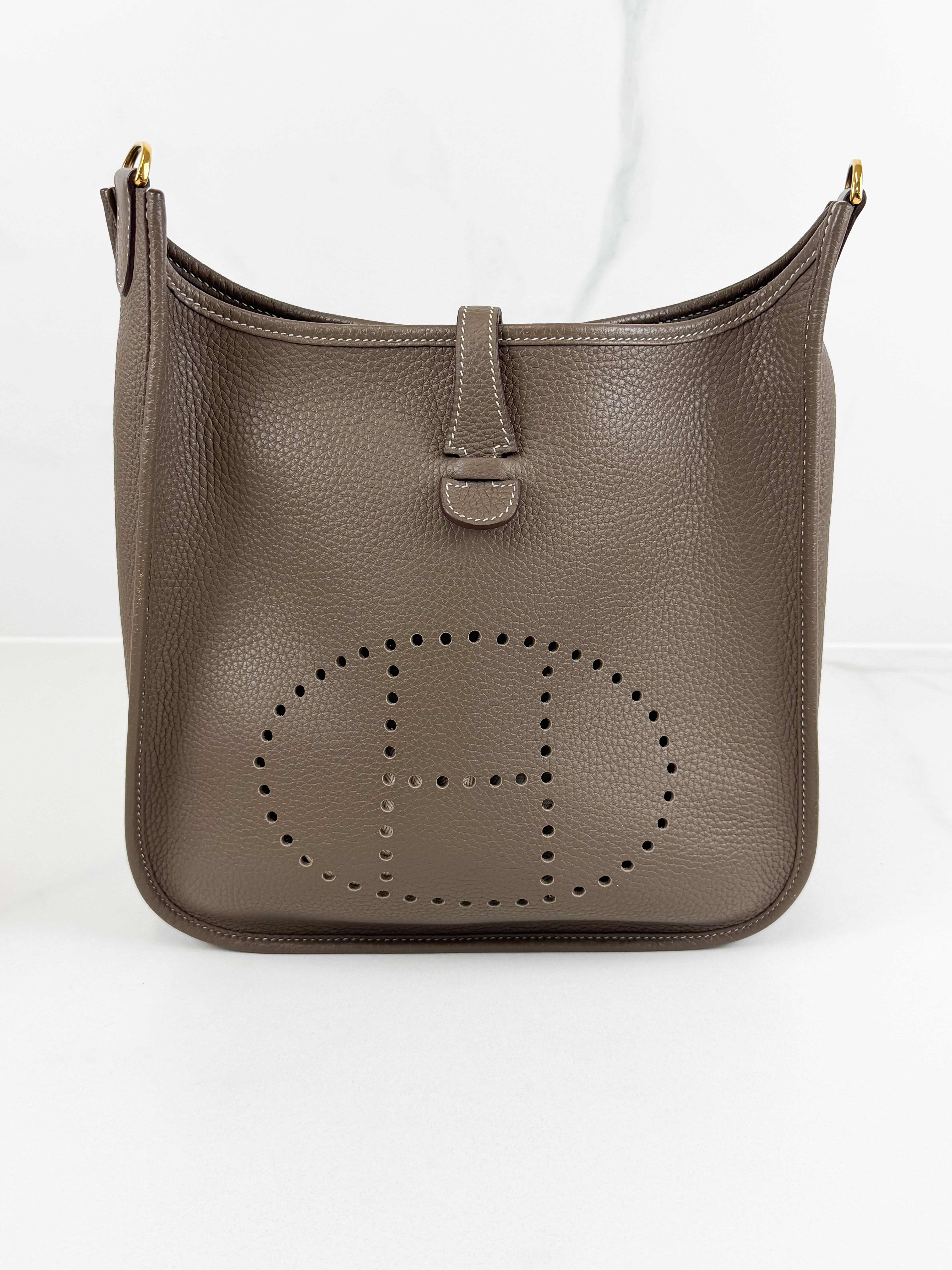Hermes Evelyne GM in Etaupe