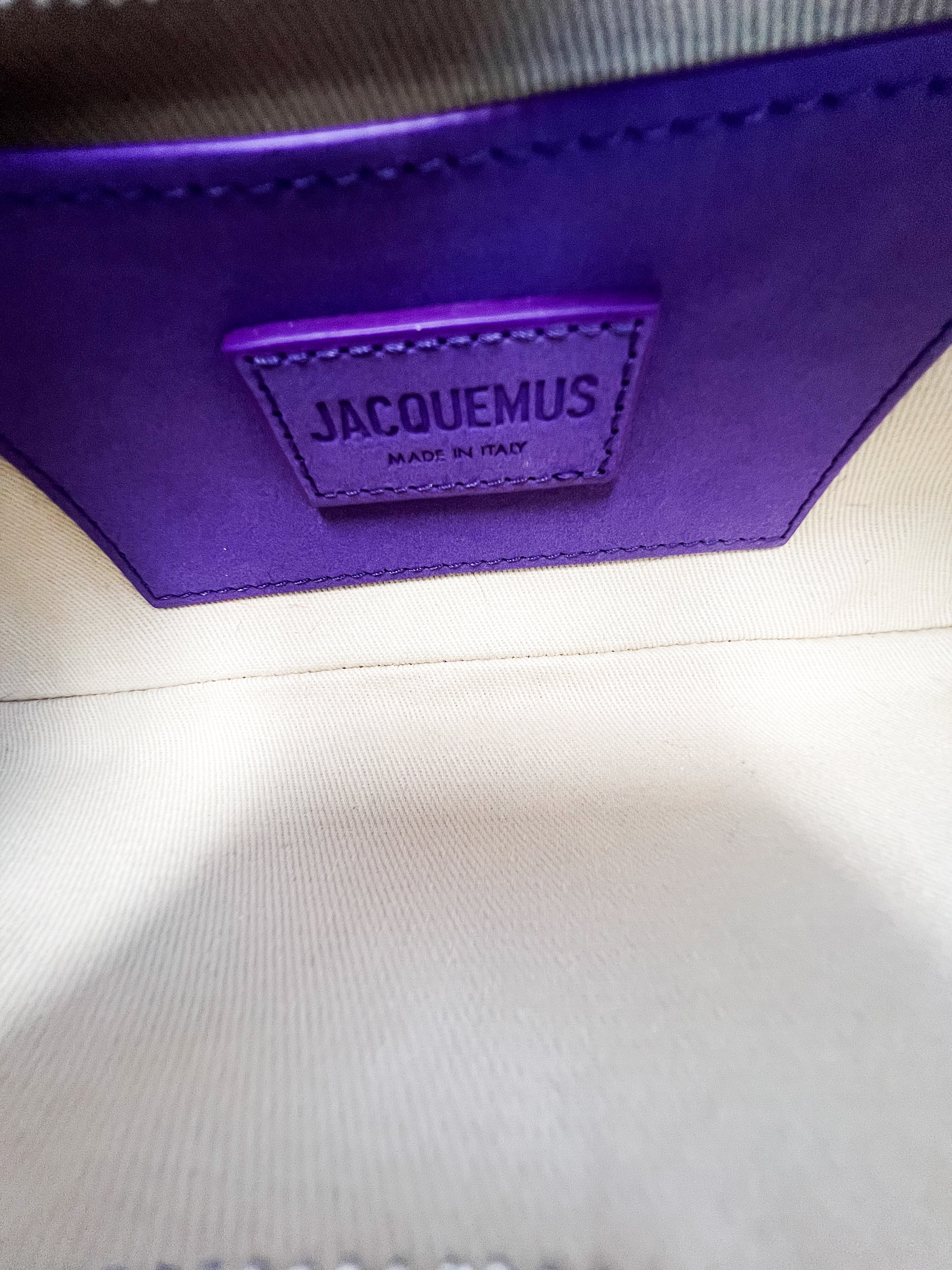 Jacquemus The Bisou Perle Shoulder Bag in Purple