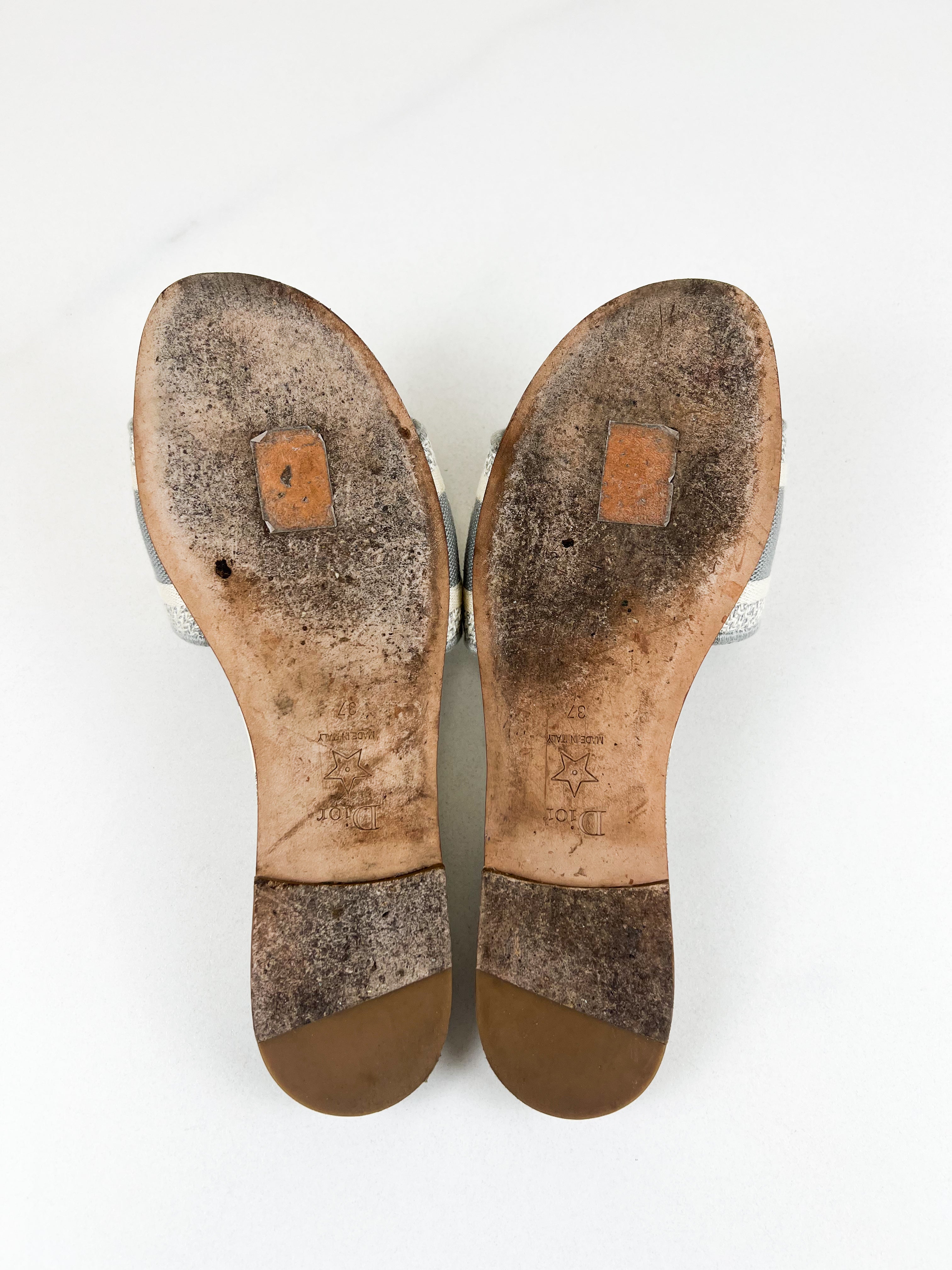 Christian Dior Dway Slides Size 37