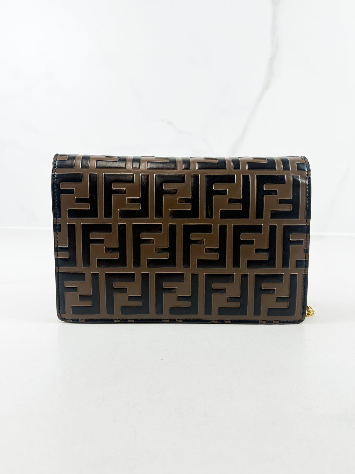 Fendi FF Embossed WOC with GHW