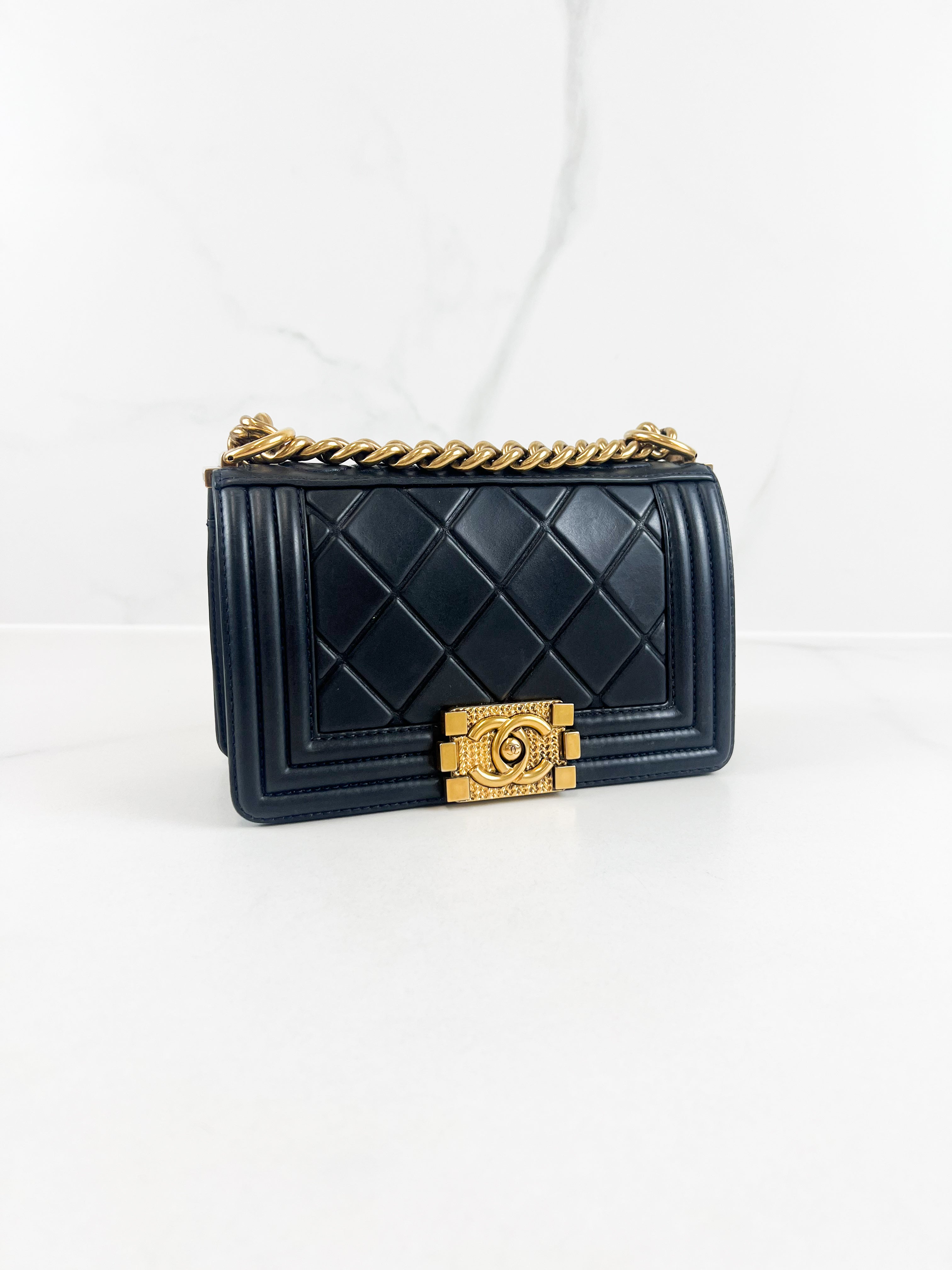 Chanel Small Paris-Salzburg Boy Bag Calfskin GHW