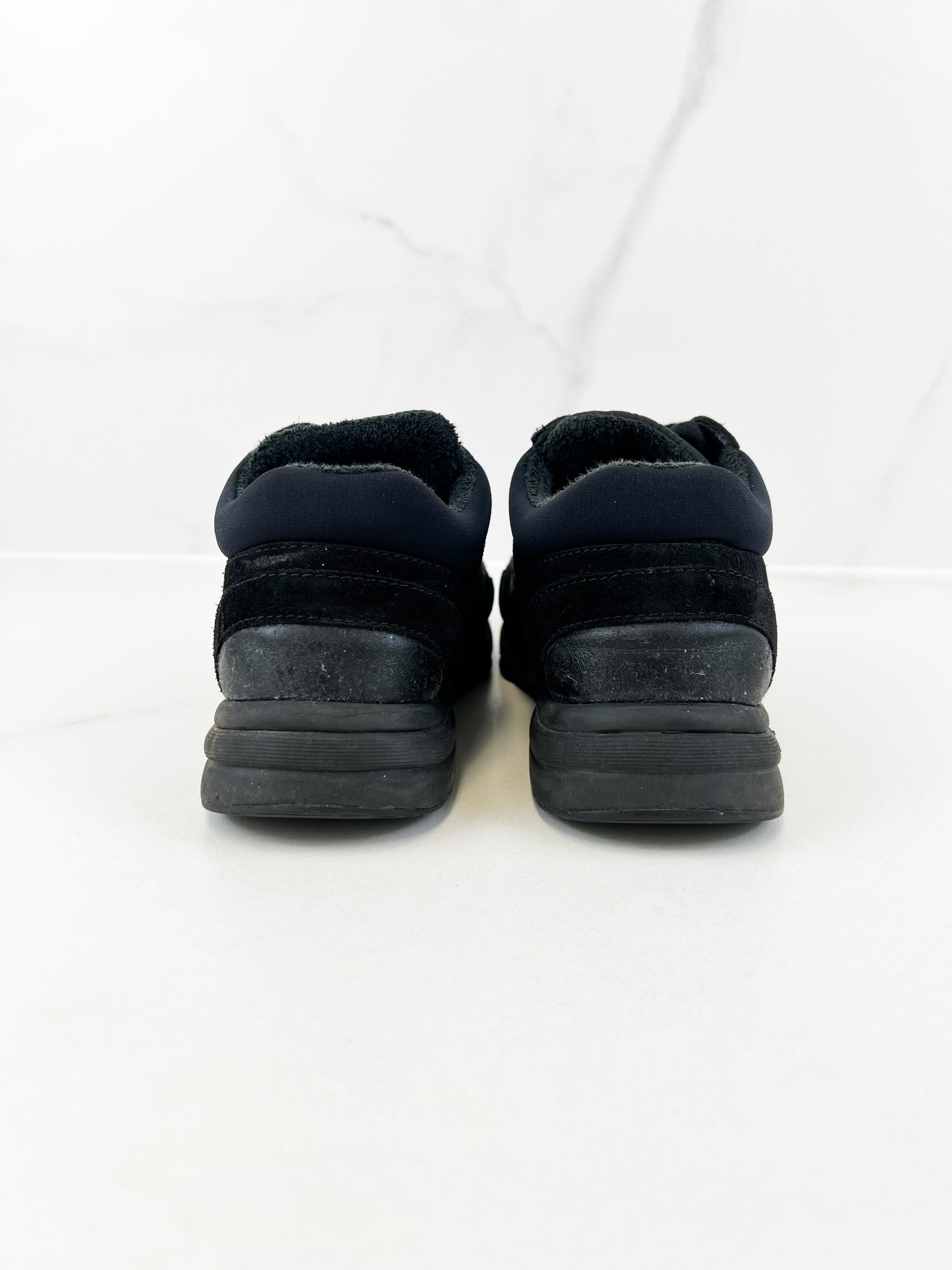 Chanel Black CC Logo Sneaker Size 34