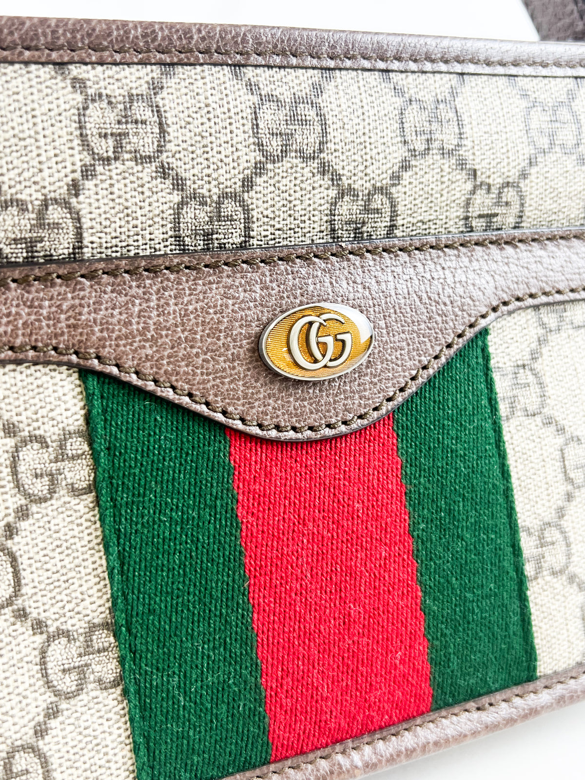 Gucci Ophidia Zip Around Shoulder Bag with Detachable Long Strap