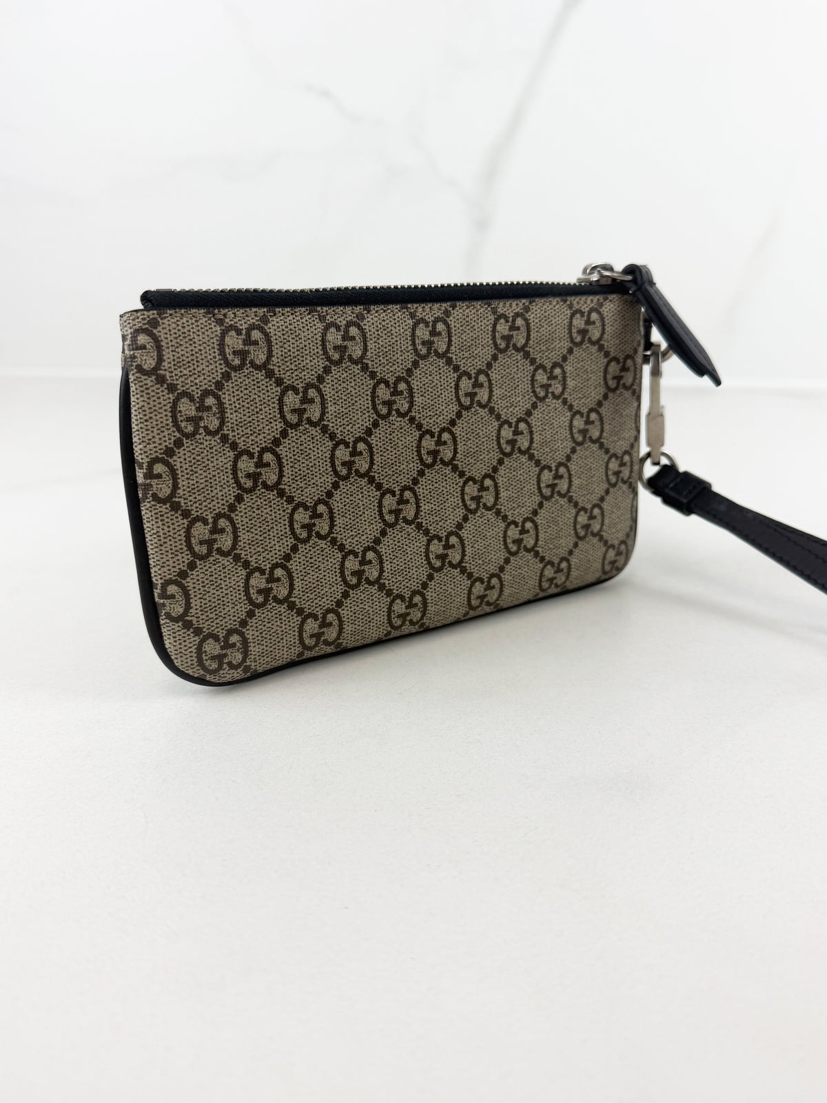 Gucci Bee GG Zip Wallet Pouch