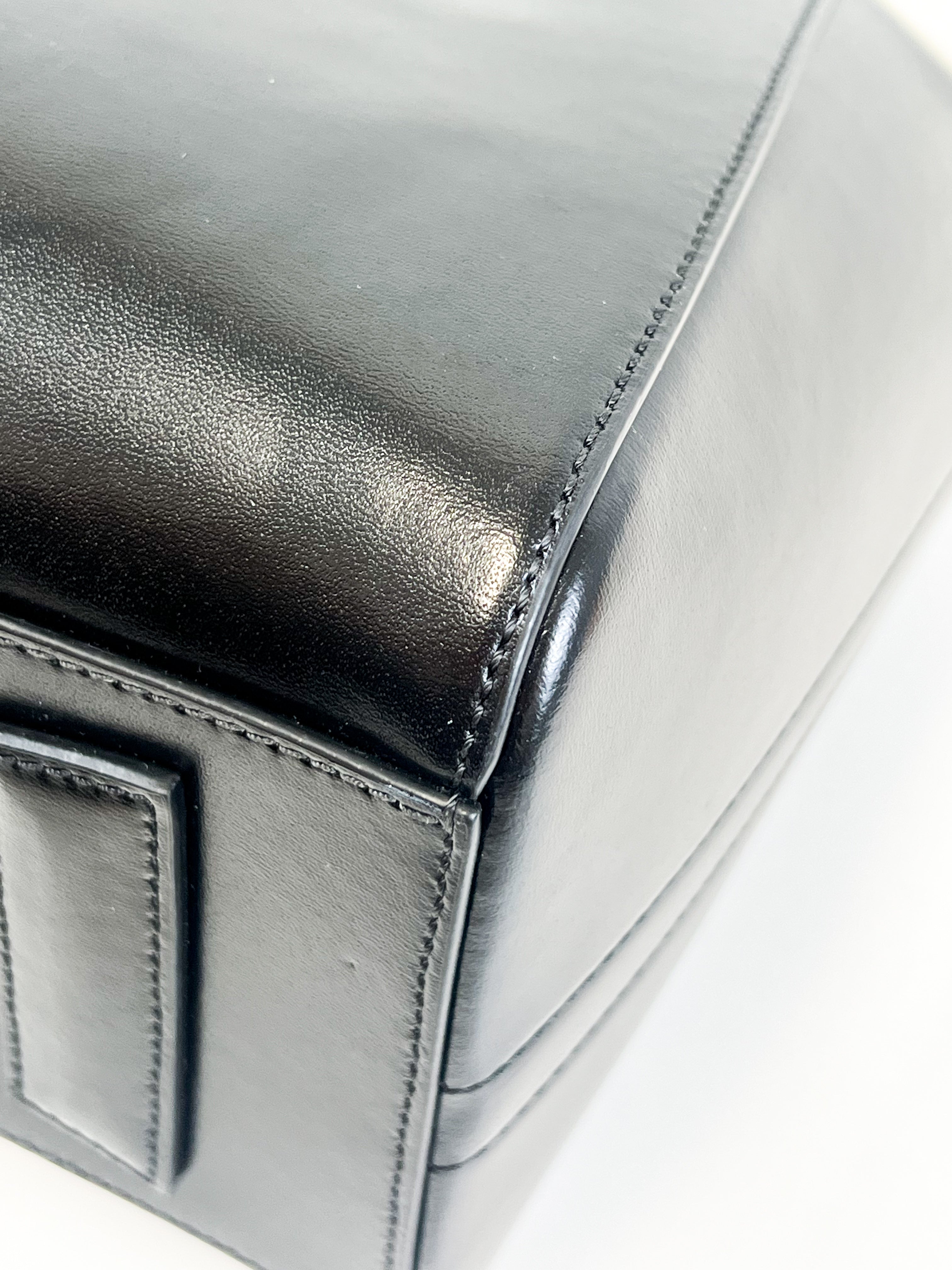 Givenchy Black Smooth Leather Small Antigona