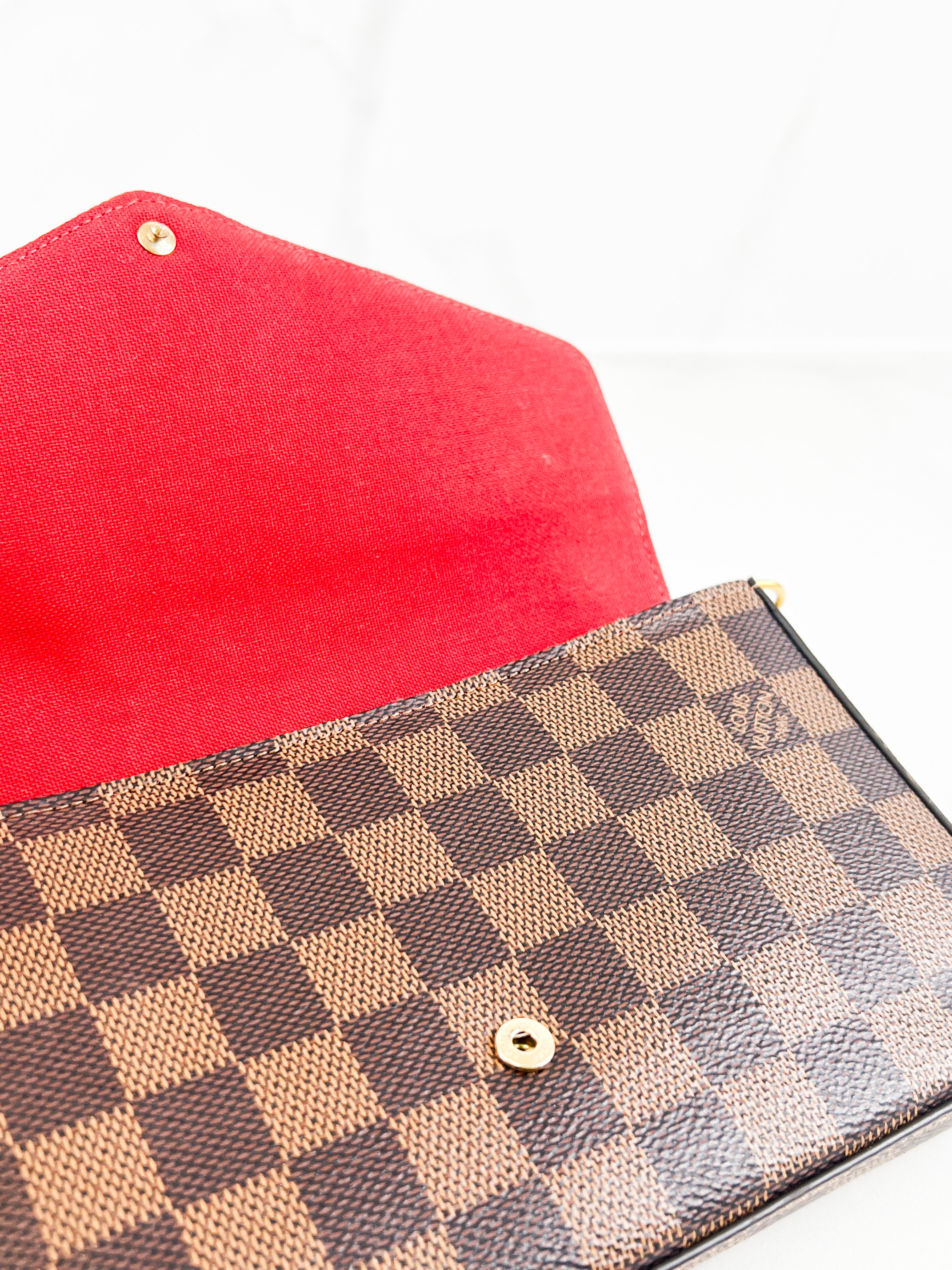 Louis Vuitton Felicie Pochette Damier Ebene