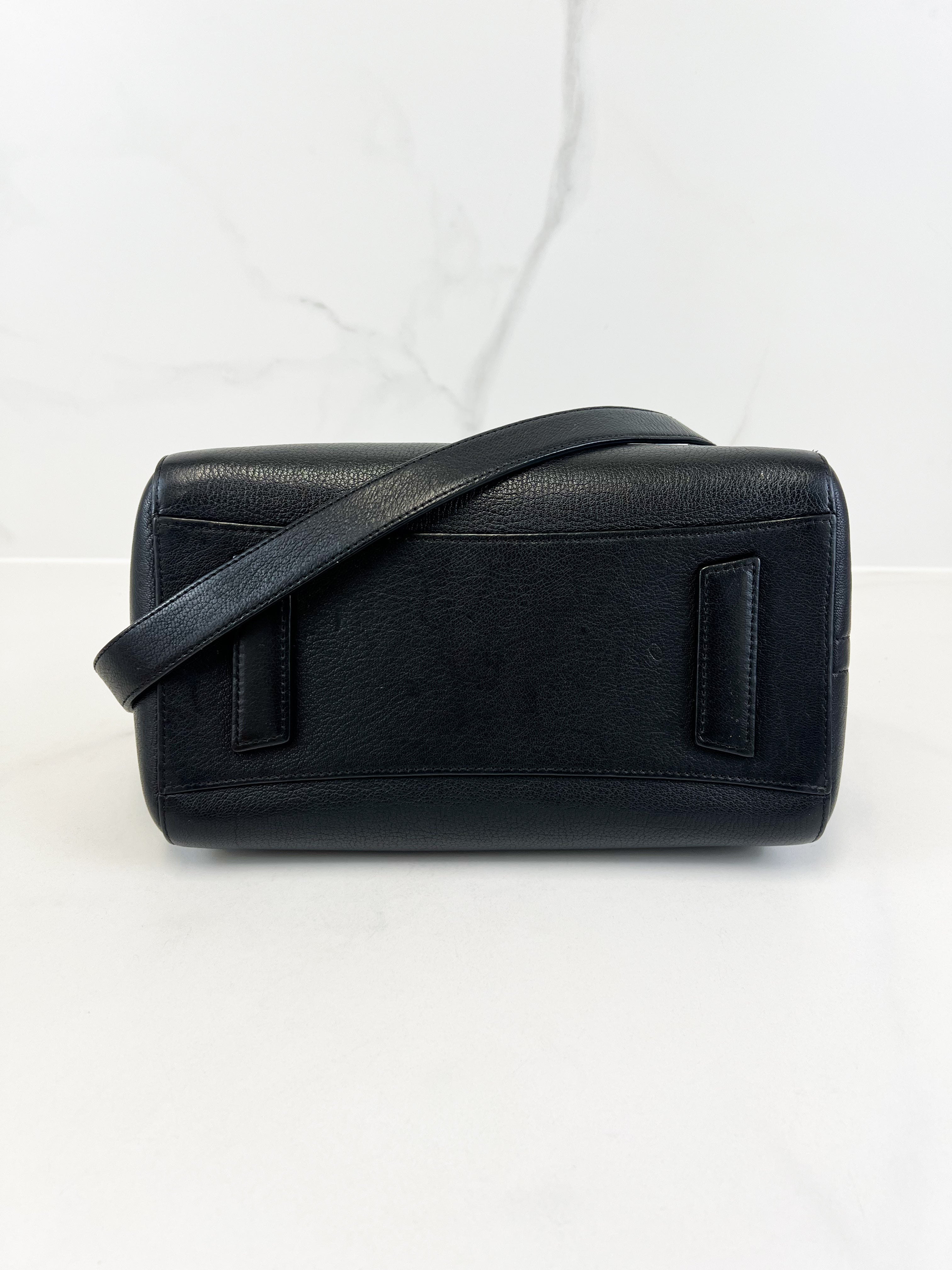 Givenchy Antigona Grained Leather Small Black Shoulder Bag