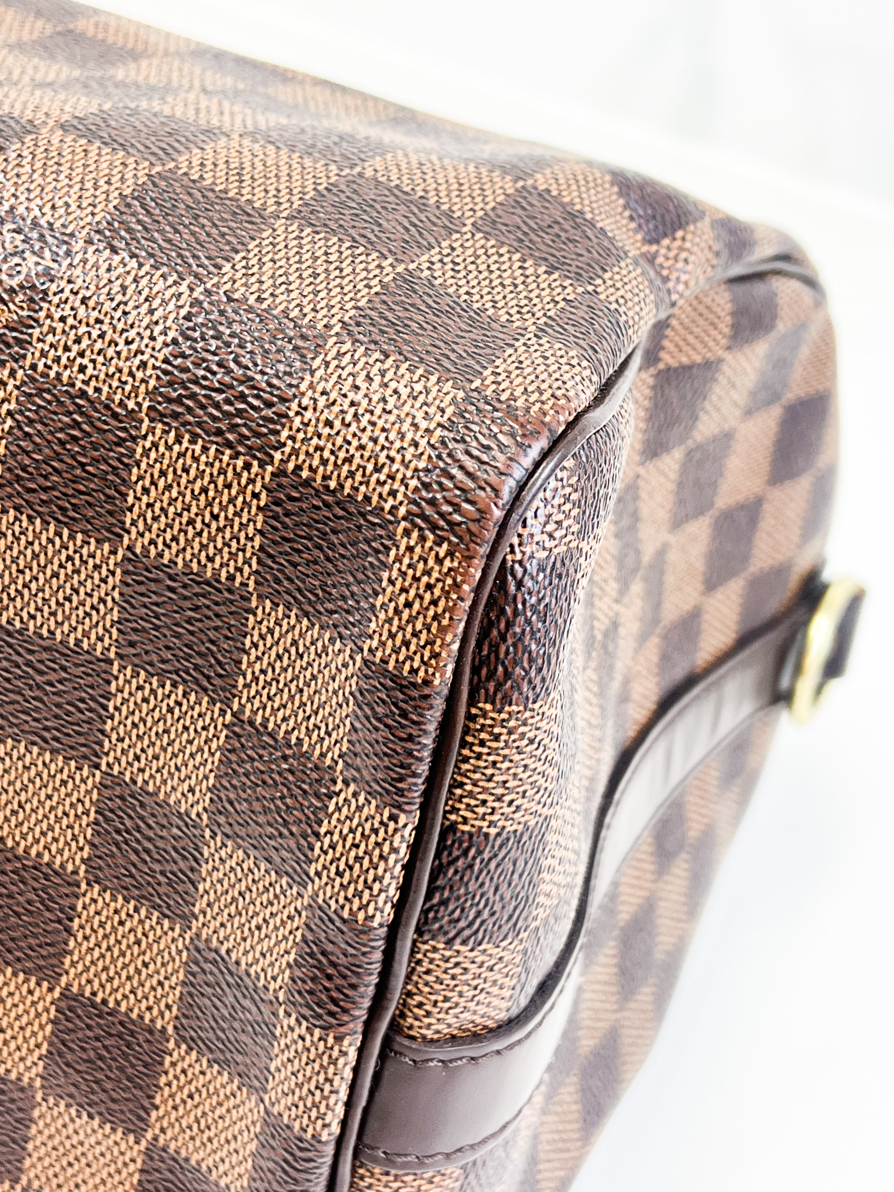 Louis Vuitton Speedy 30 Bandoulière Damier Ebene Canvas