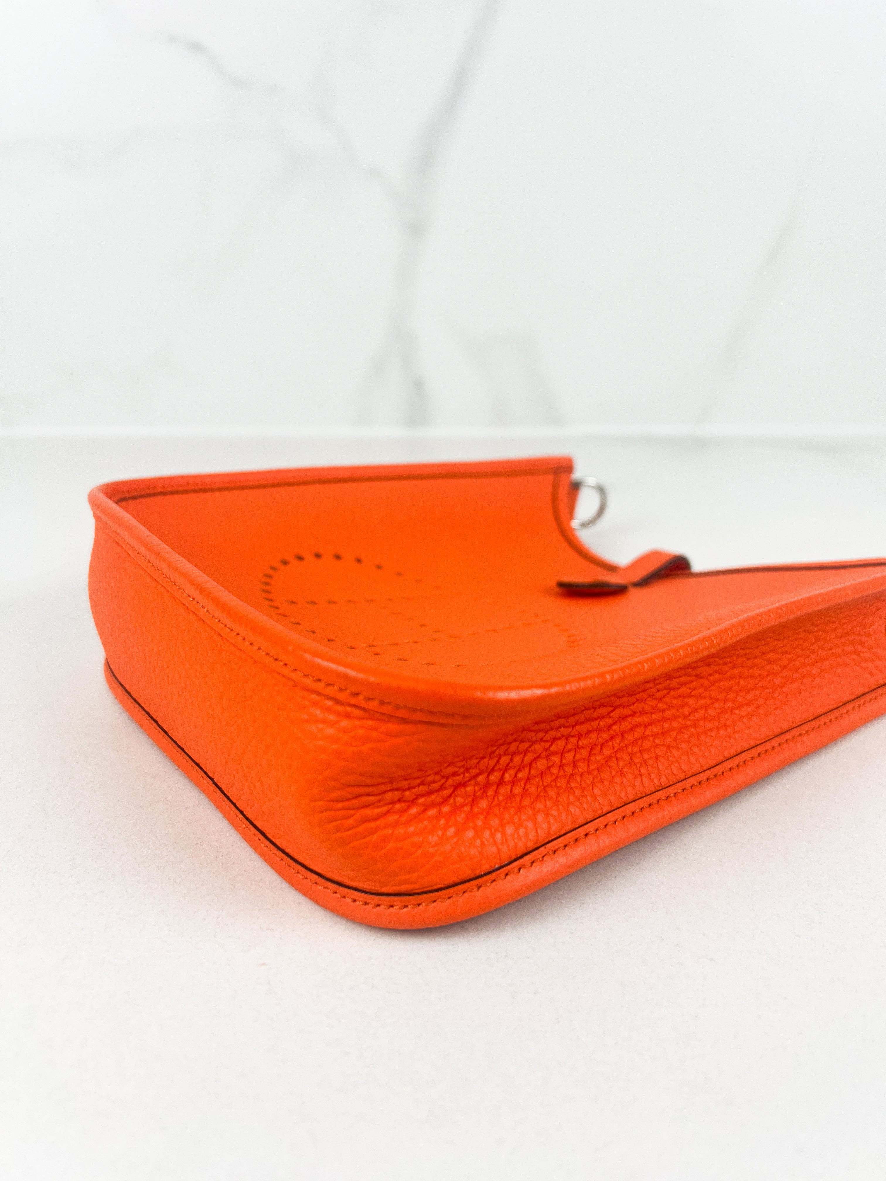 Hermes Orange Clemence Evelyne 16 with SHW
