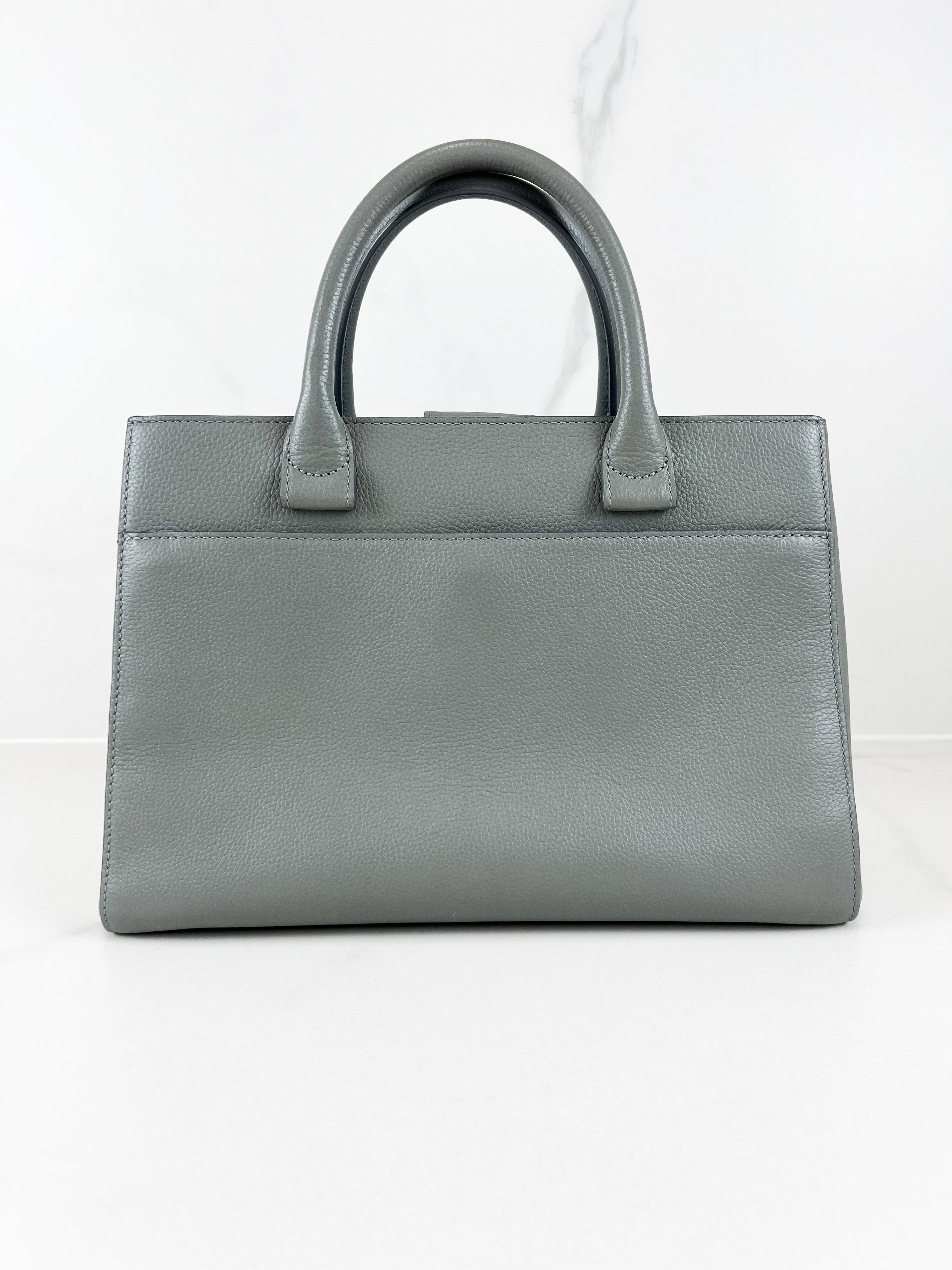 Chanel Neo Executive Tote in Grey Grained Calsfskin