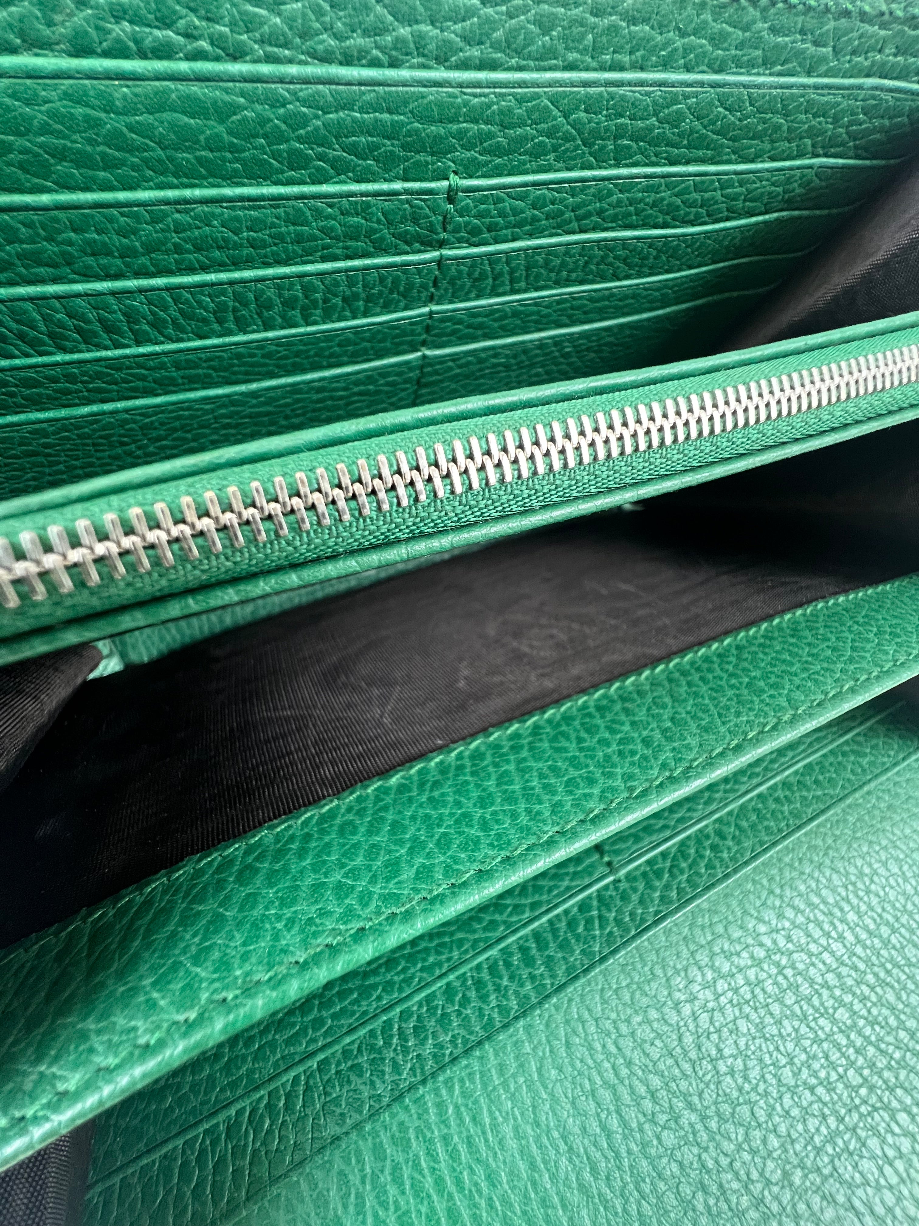 Gucci Green Dionysus Chain Wallet