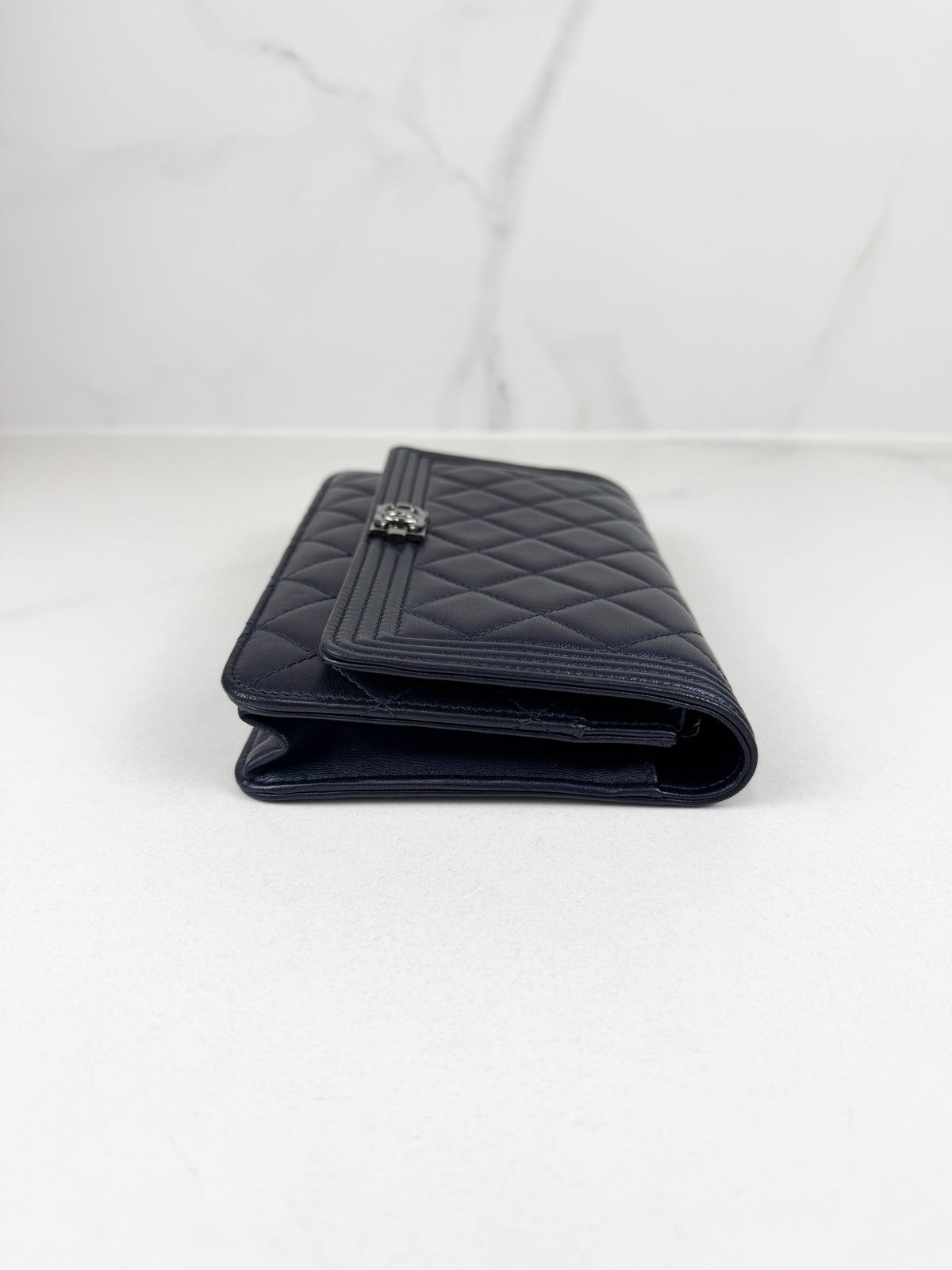 Chanel Boy Wallet on Chain in Quilted Lambskin with SHW