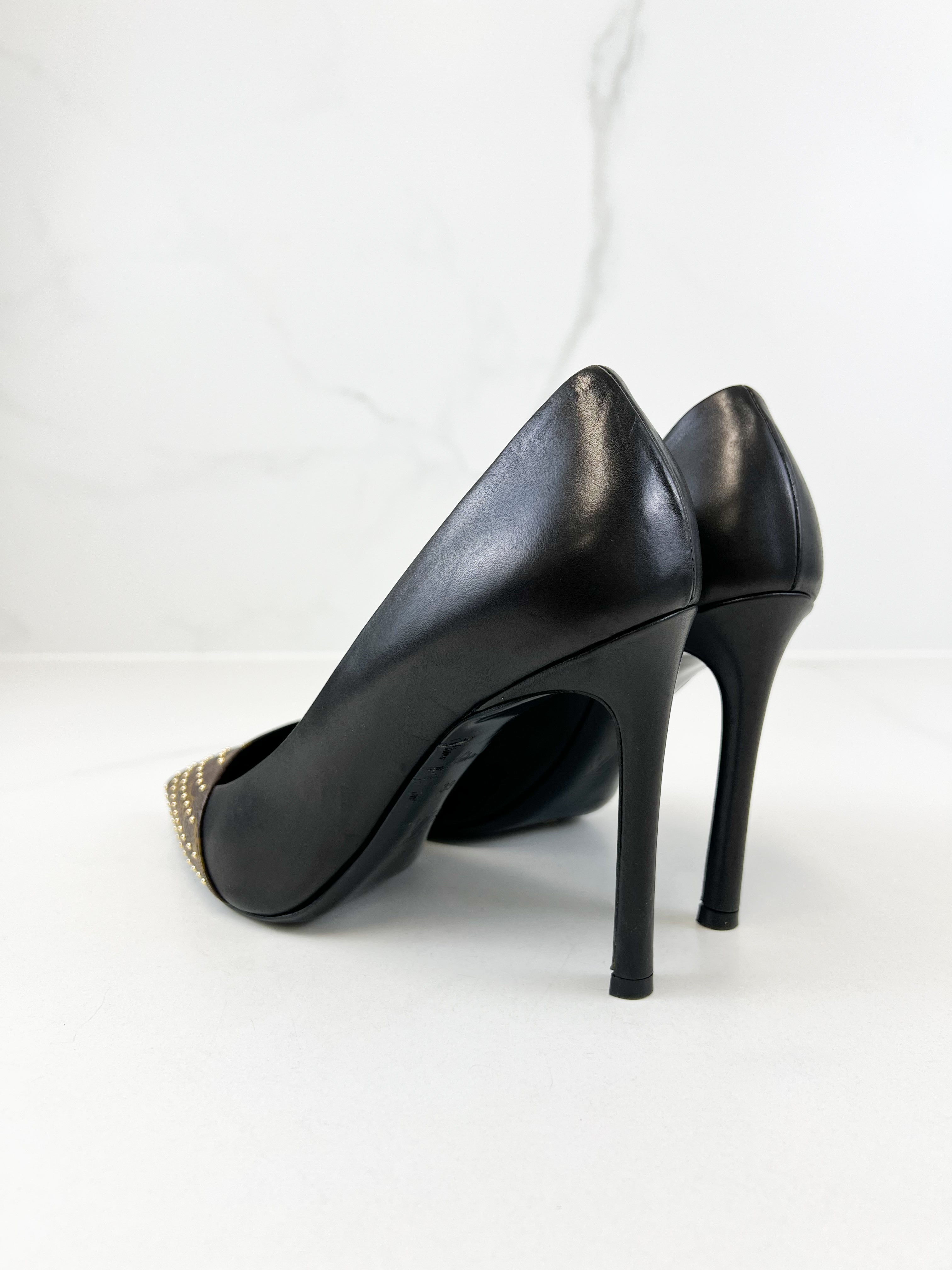 Louis Vuitton Monogram Chérie Pump Size 39