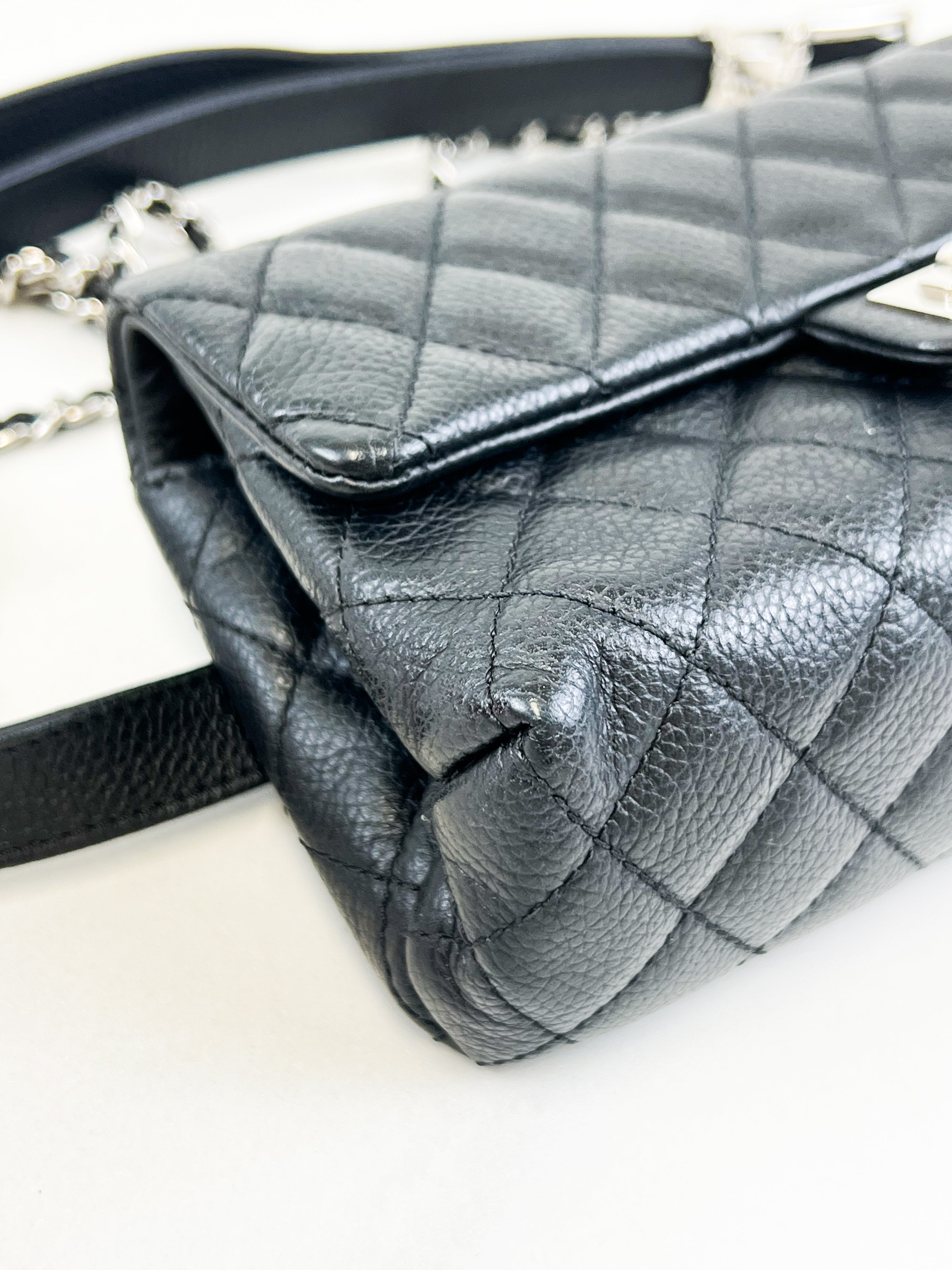 Chanel Quilted 2.55 Quilted Belt Bag with Crossbody Chain