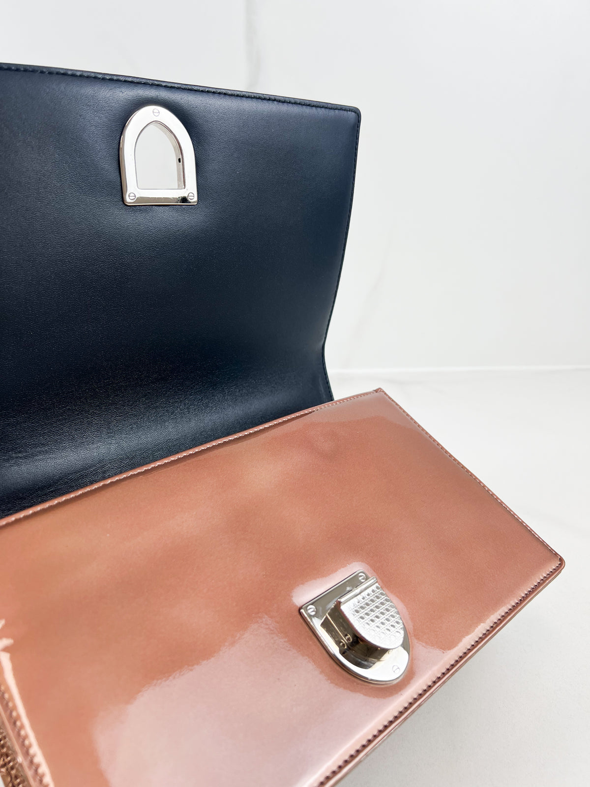 Christian Dior Diorama Medium Cannage in Iridescent pink