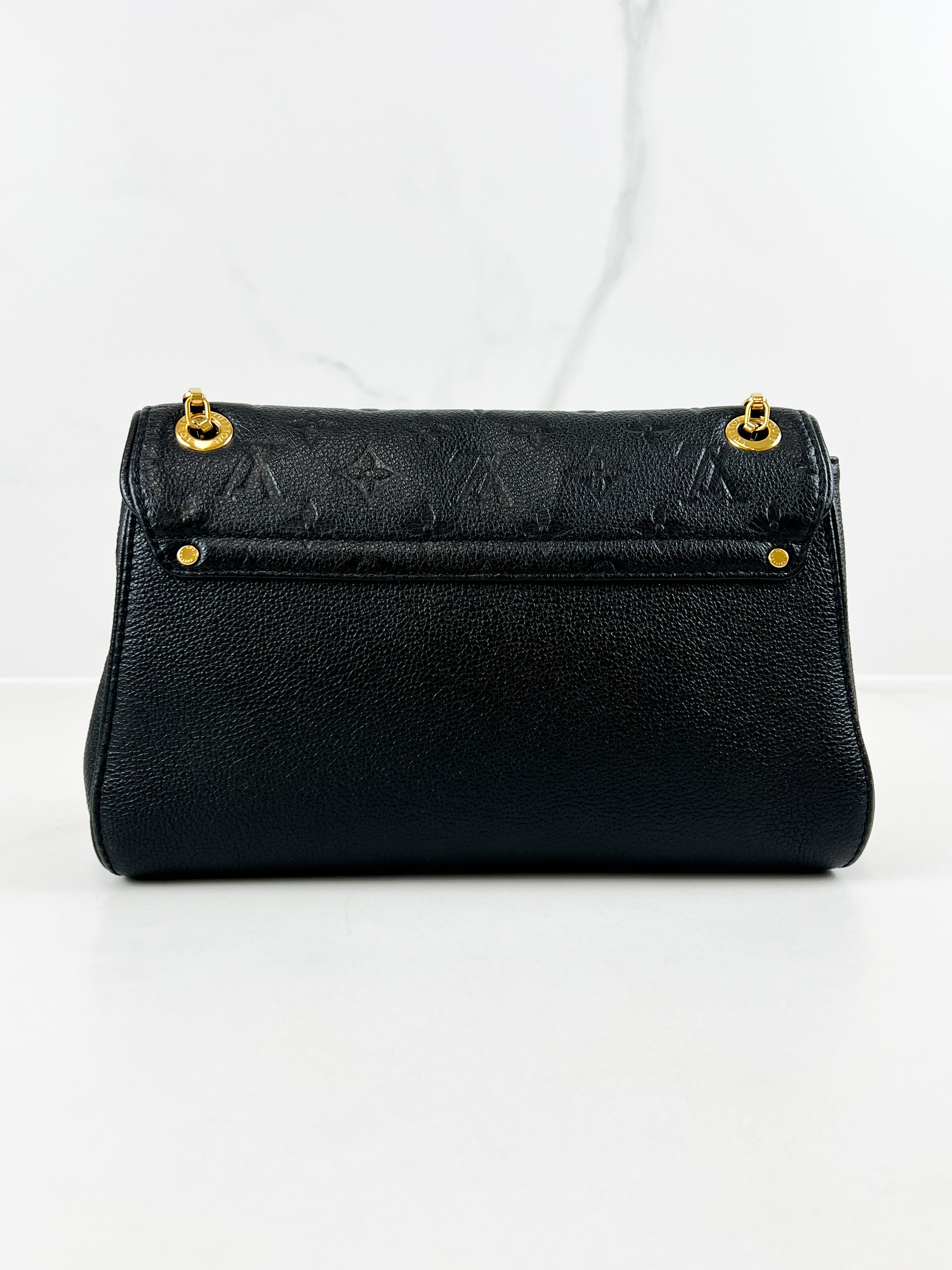 Louis Vuitton Black Monogram Empreinte Saint Germain PM
