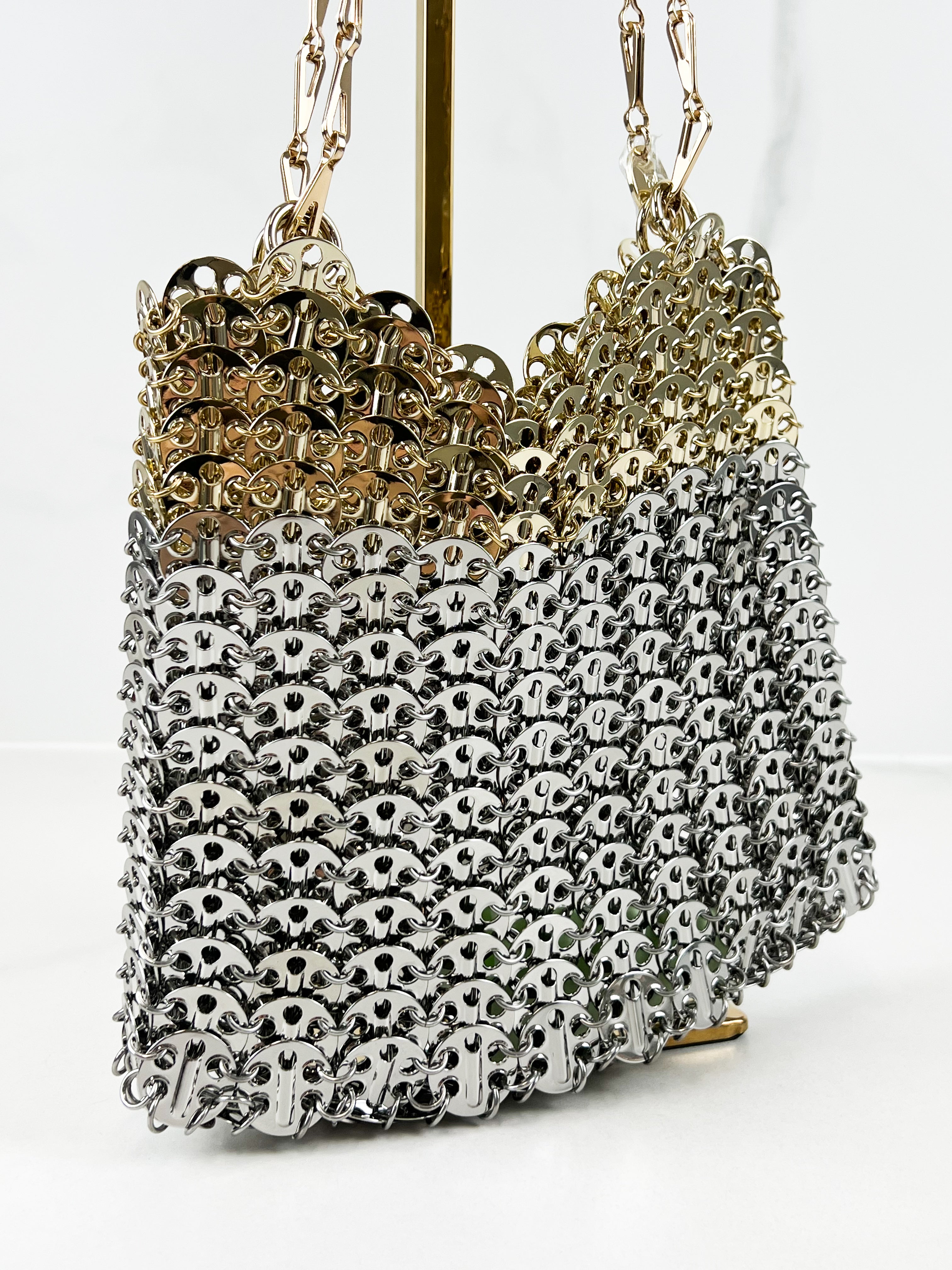 Rabanne 1969 Moon Chainmail Shoulder Bag