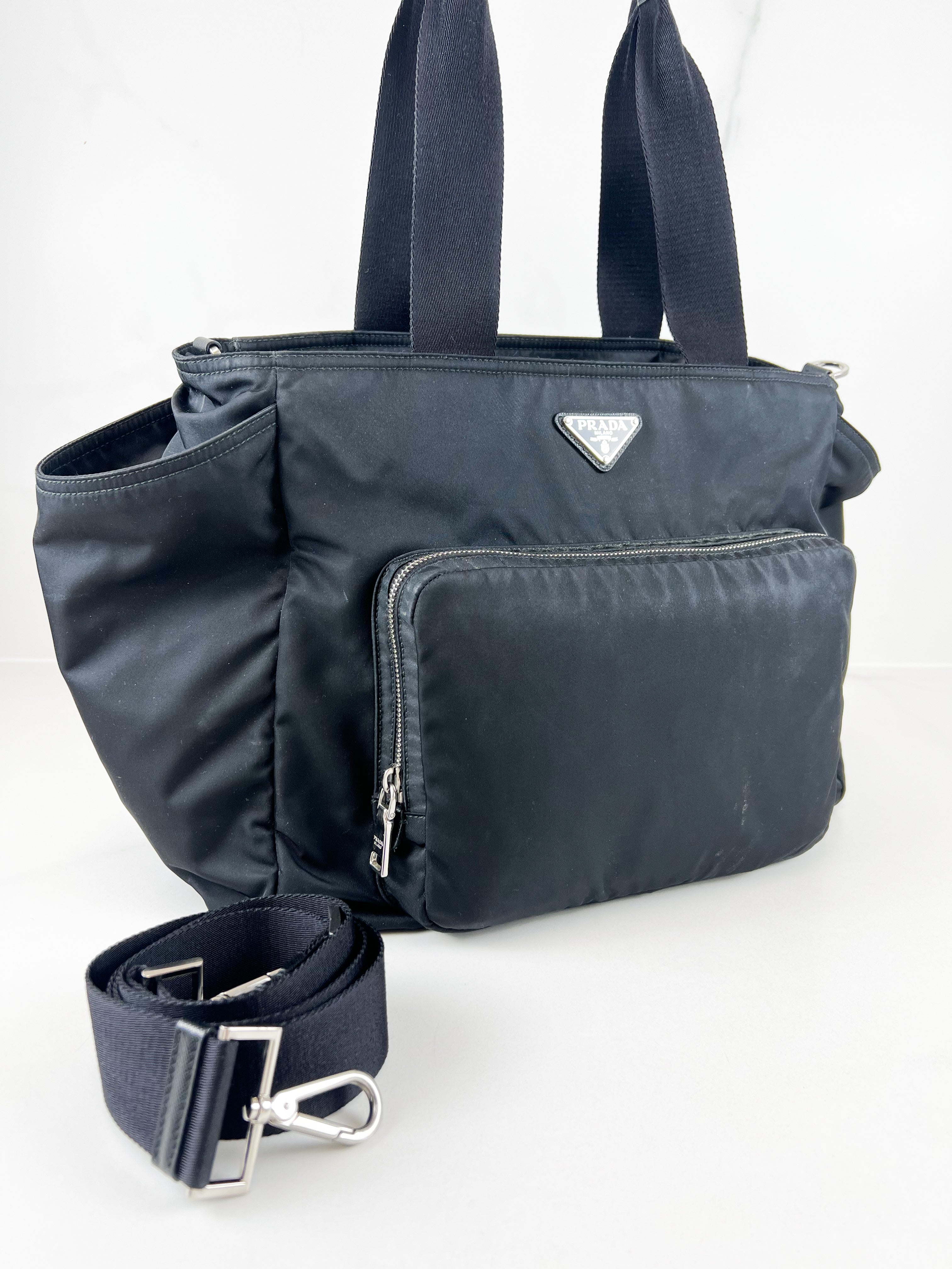 Prada Black Re-Nylon Baby Bag