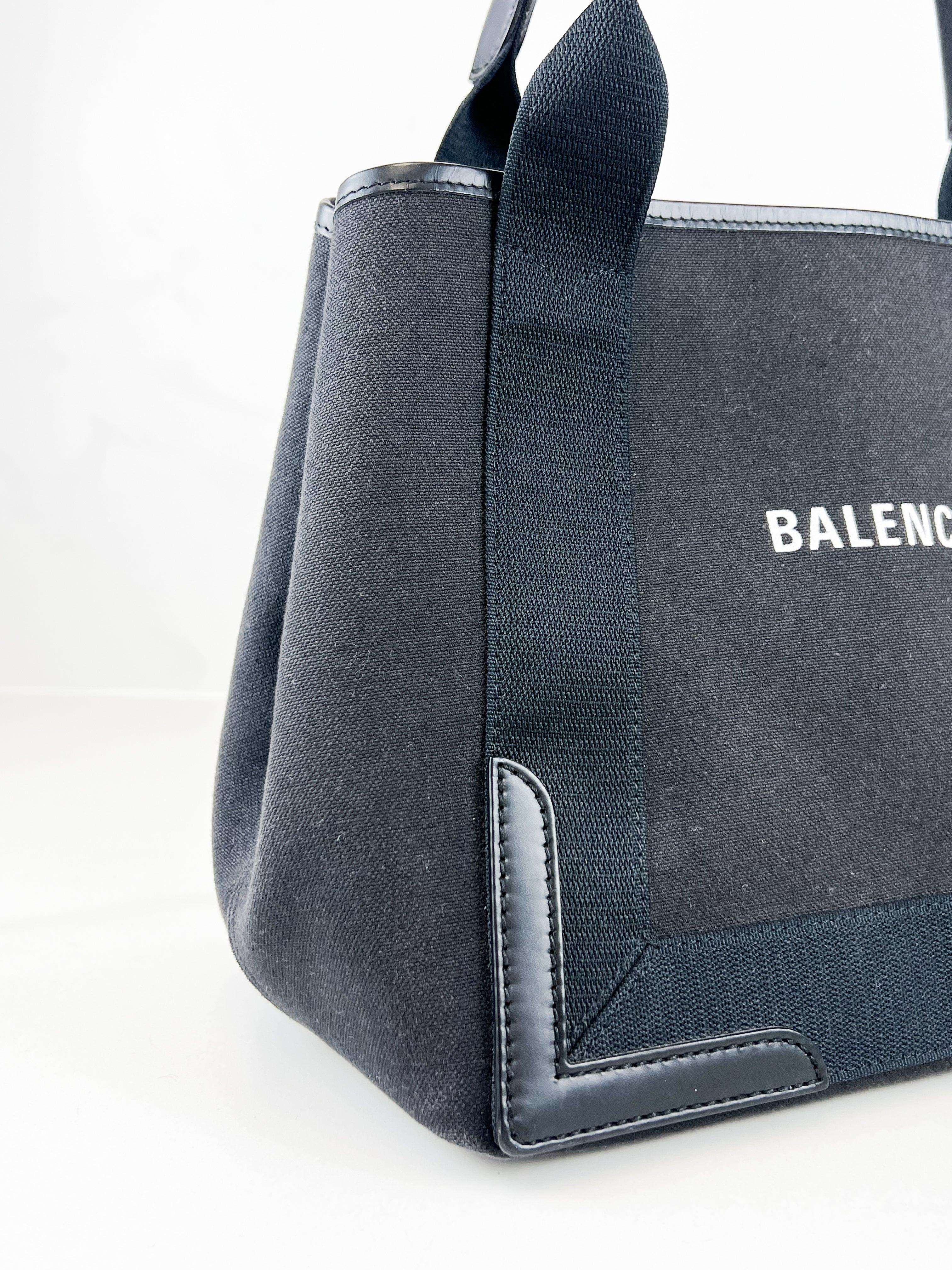 Balenciaga Small Black Cabas Tote