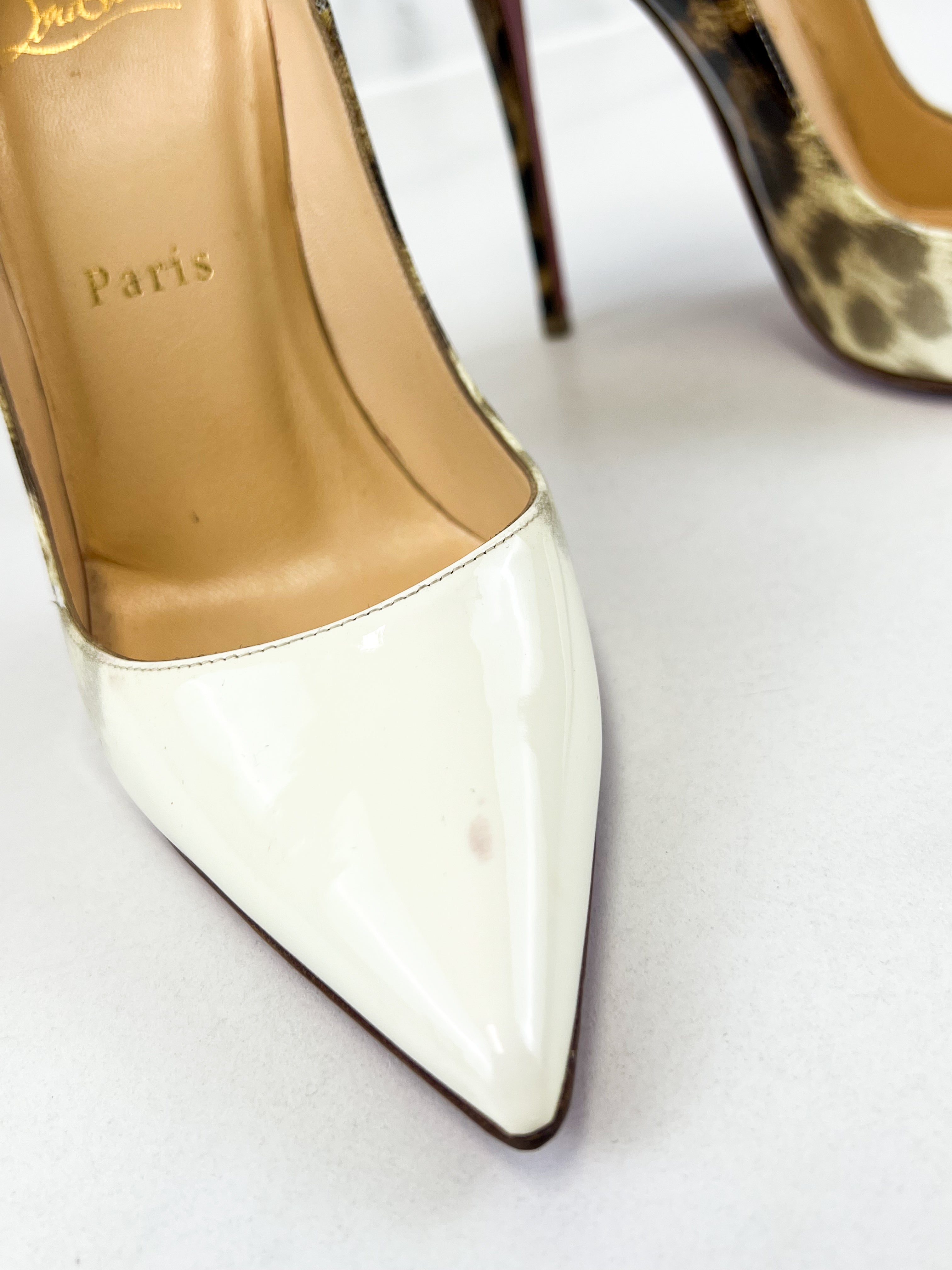Christian Louboutin Leopard So Kate 120 Size 36