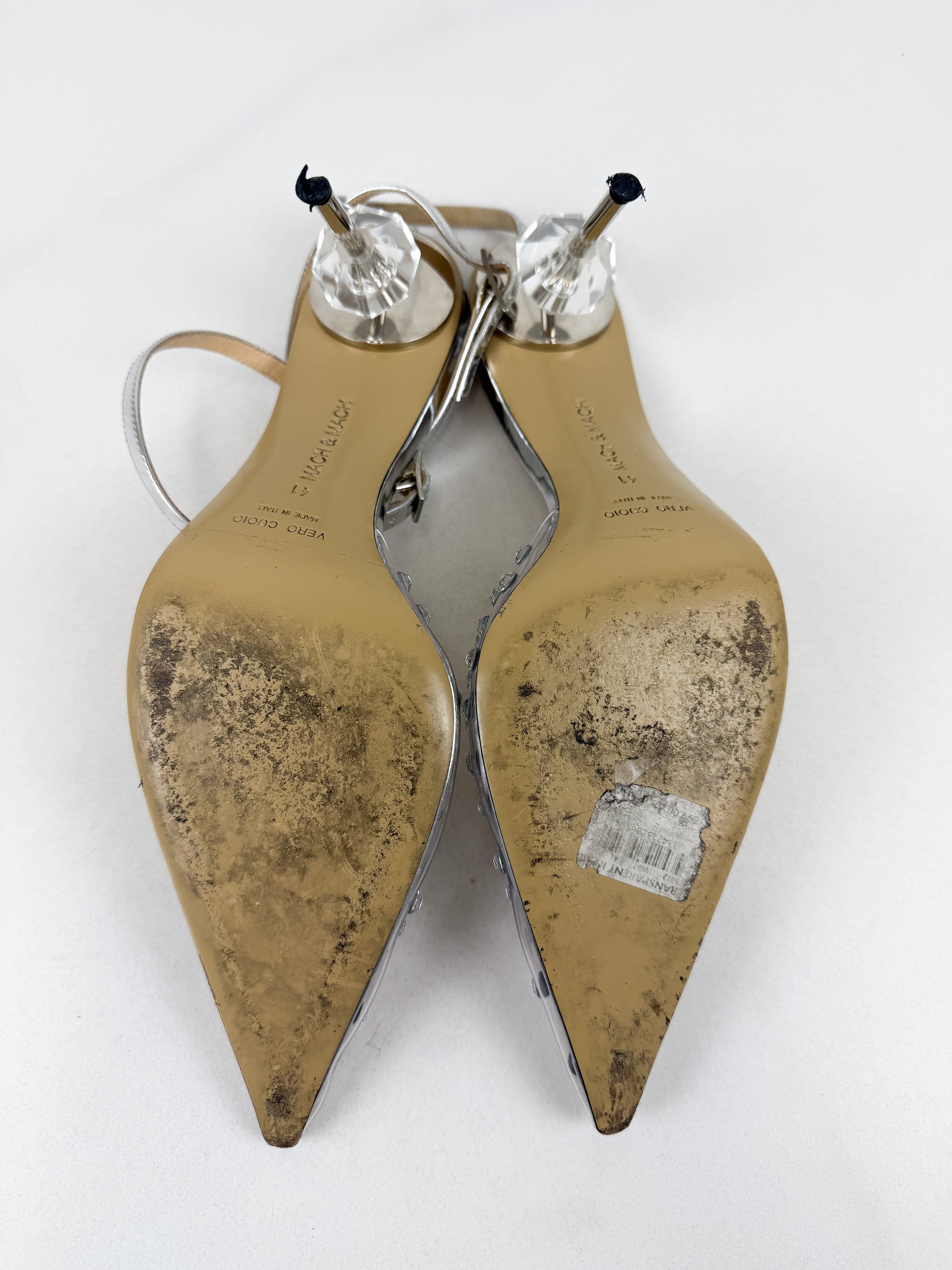 Mach & Mach Embellished Crystal Pump Size 41