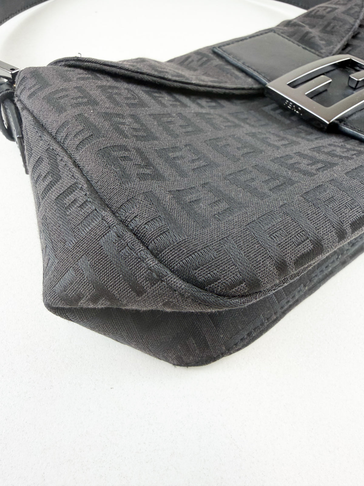 Fendi Vintage Zuccino Baguette Canvas
