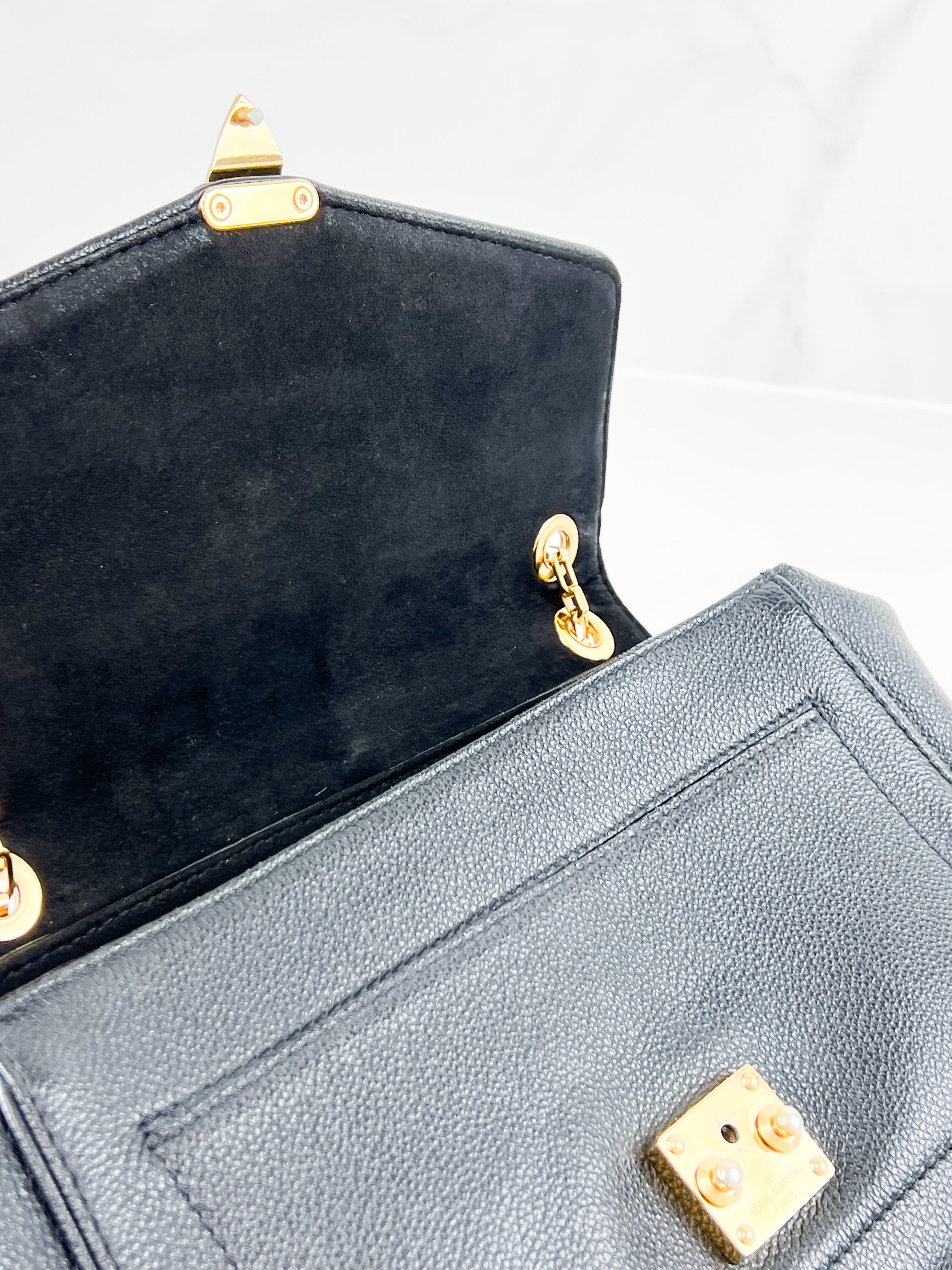 Louis Vuitton Black Monogram Empreinte Saint Germain PM