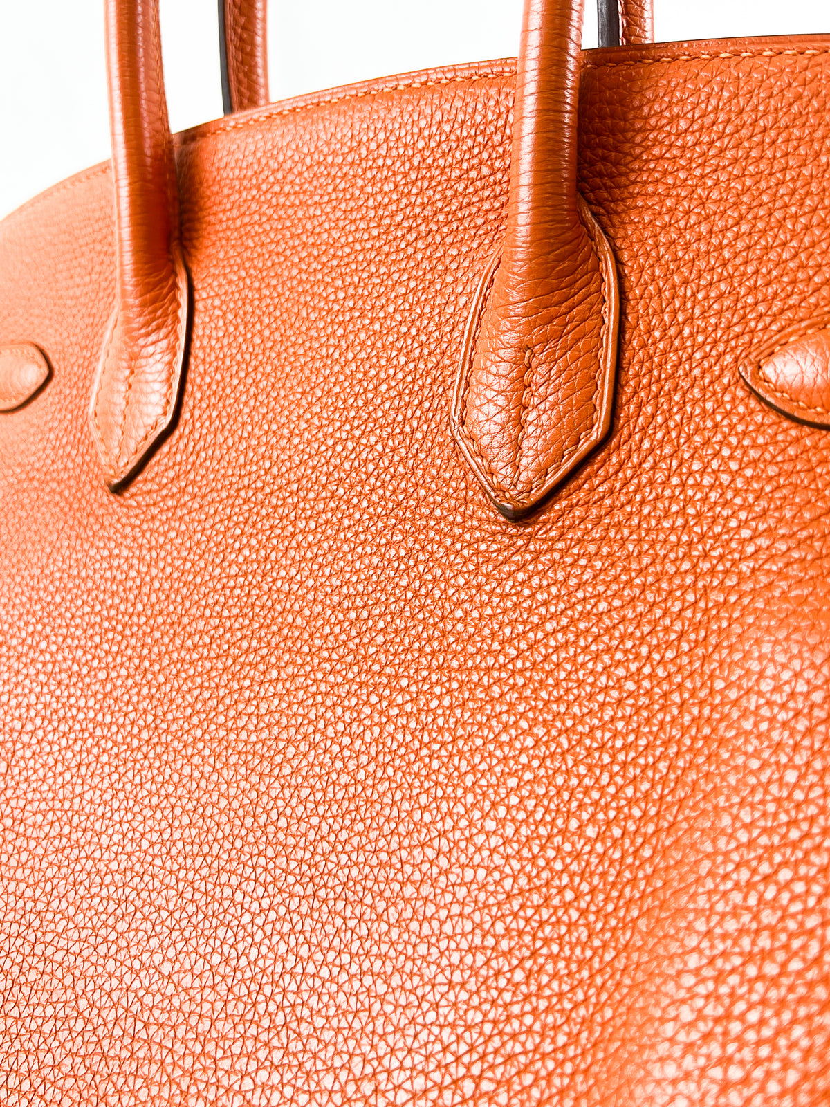 Hermes Togo Orange Birkin 30 with PHW