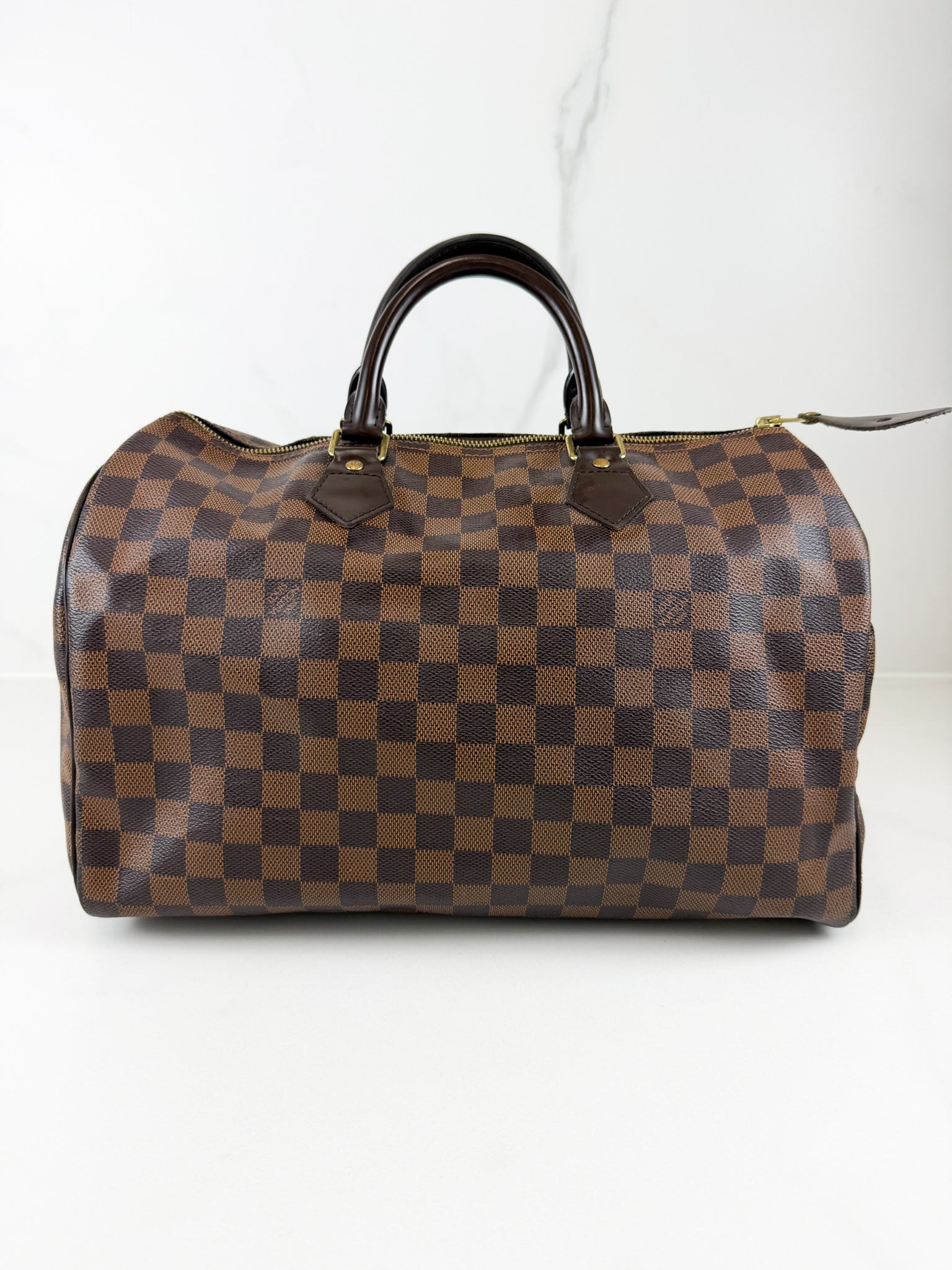 Louis Vuitton Speedy 35 Bandoulière Damier Ebene Canvas